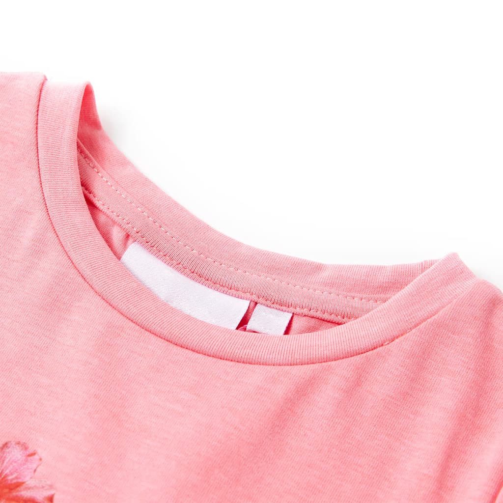 vidaXL T-Shirt Kinder-T-Shirt Neonrosa 116
