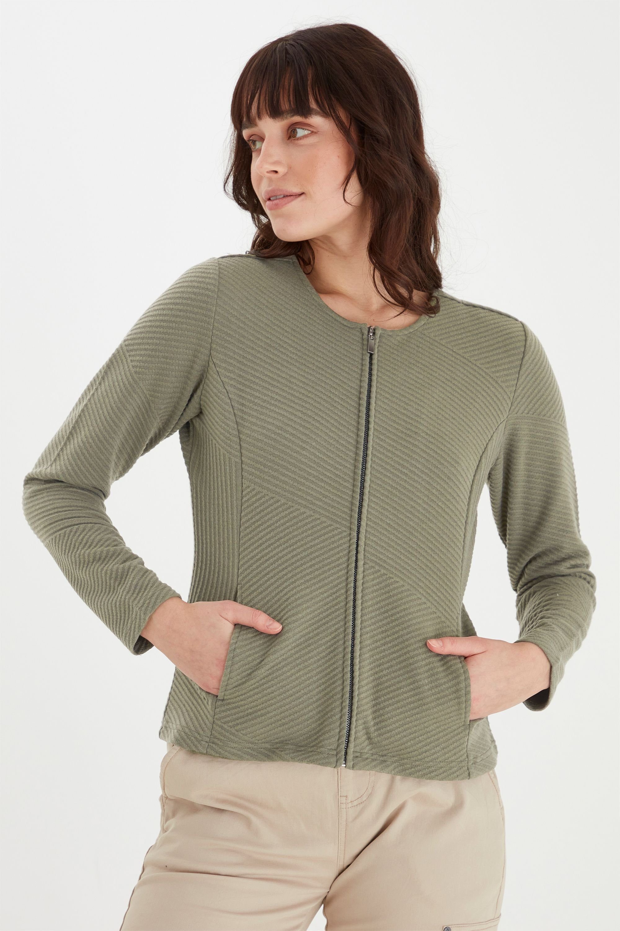 fransa Strickjacke Fransa FRVECARDI 1 Cardigan - 20609179 Hedge