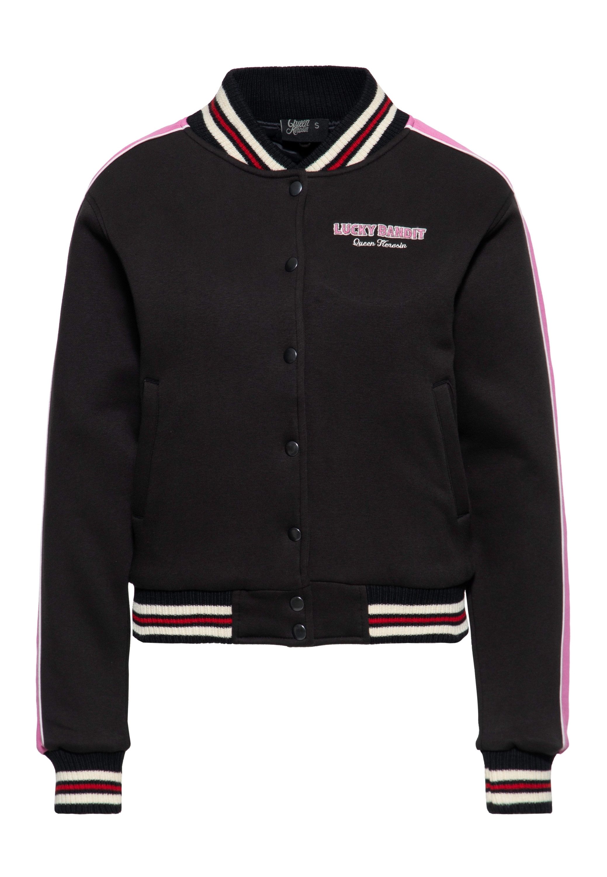 QueenKerosin Collegejacke Lucky Bandit (1-St) im Western-Style günstig online kaufen