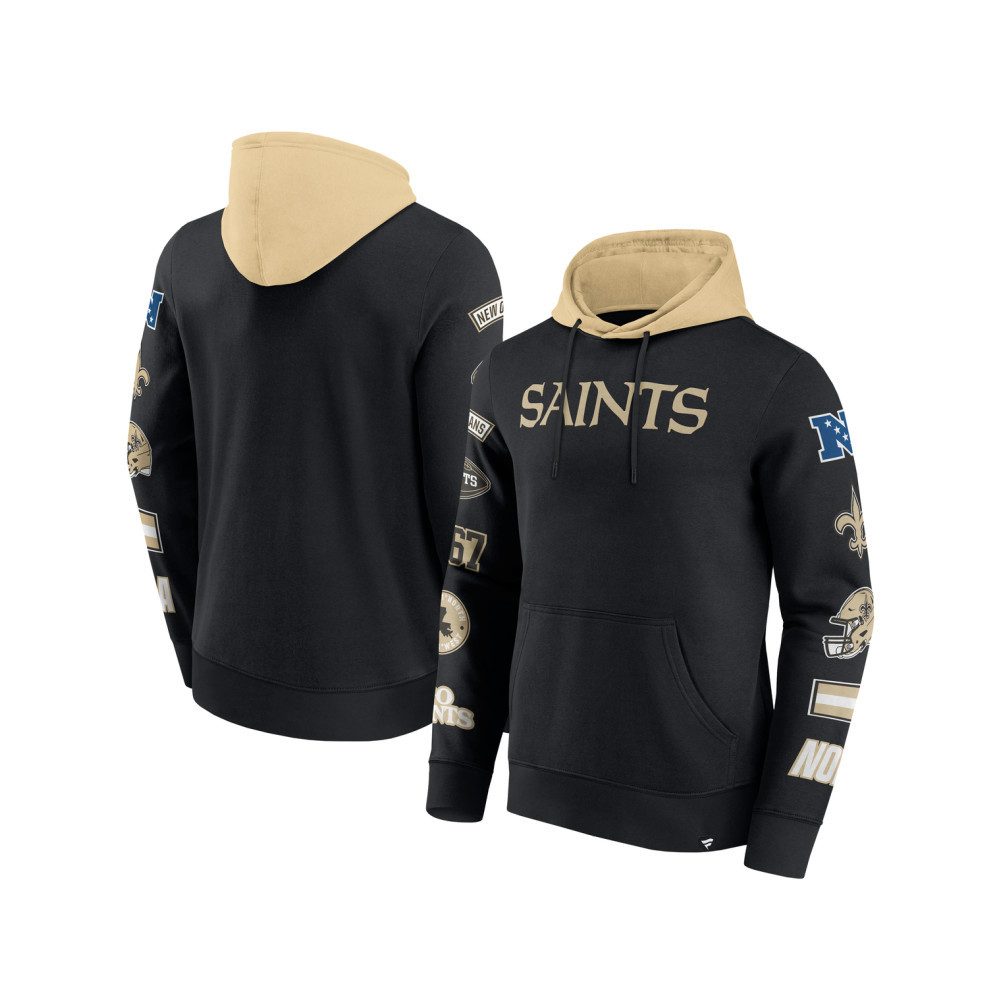 New Orleans Saints Hoodie New Orleans Saints Patched Out Fleece Hoodie