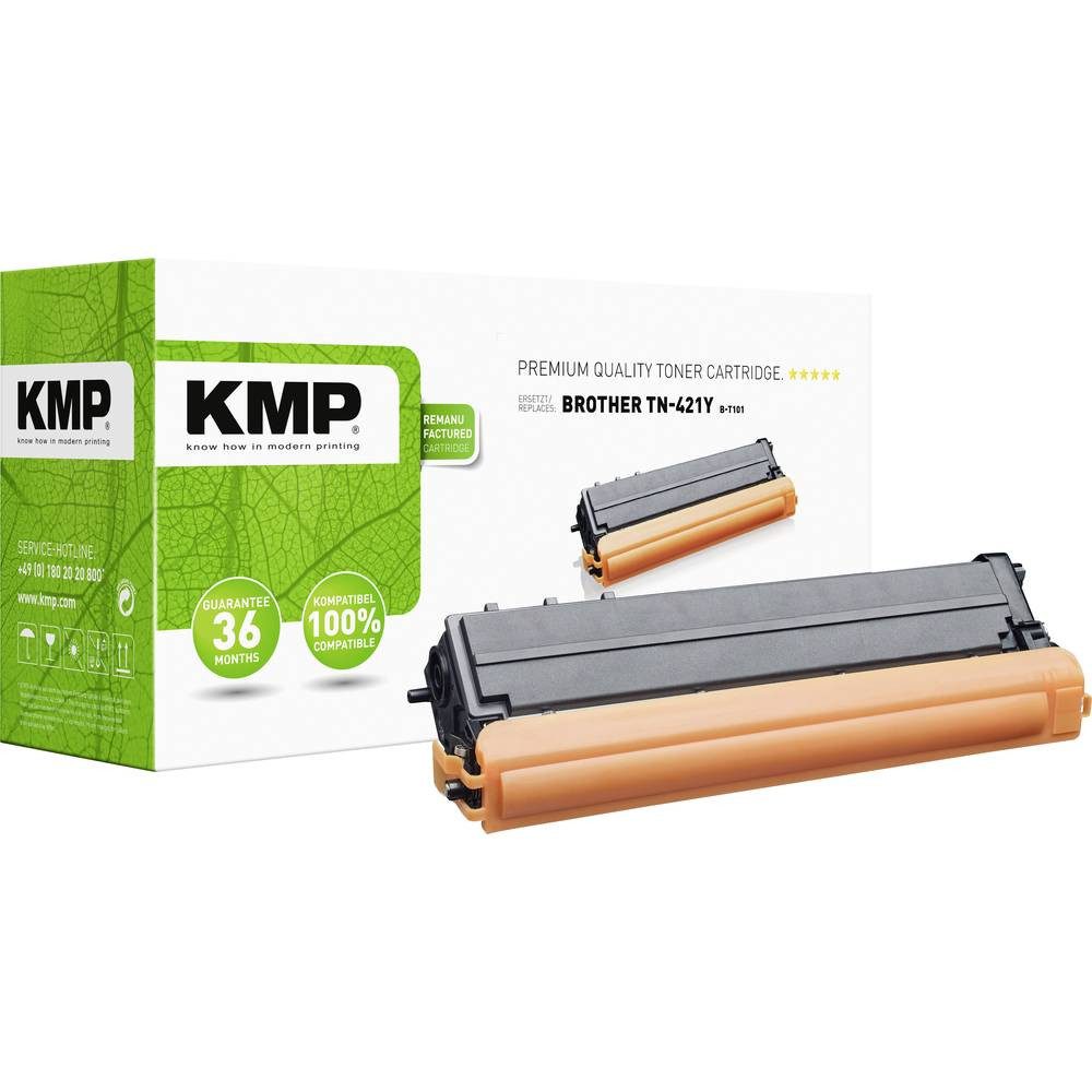 KMP Tonerpatrone Tonerkassette ersetz TN-421Y, TN421Y 1800 Seiten 1265,0009