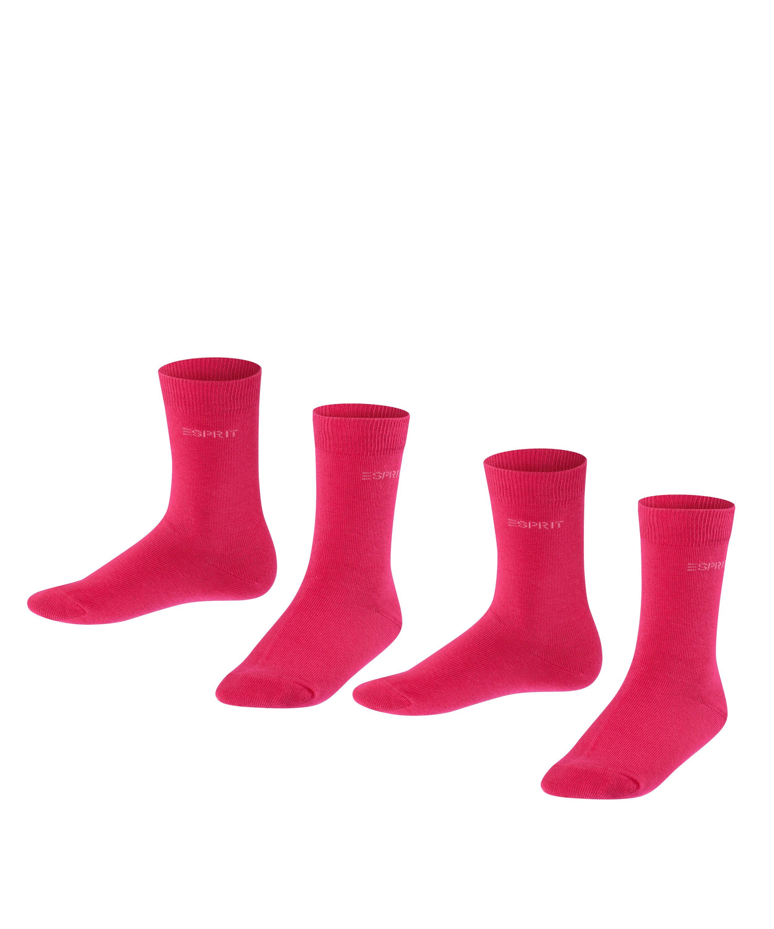 Esprit Socken Foot Logo 2-Pack (2-Paar) scarlet (8859)