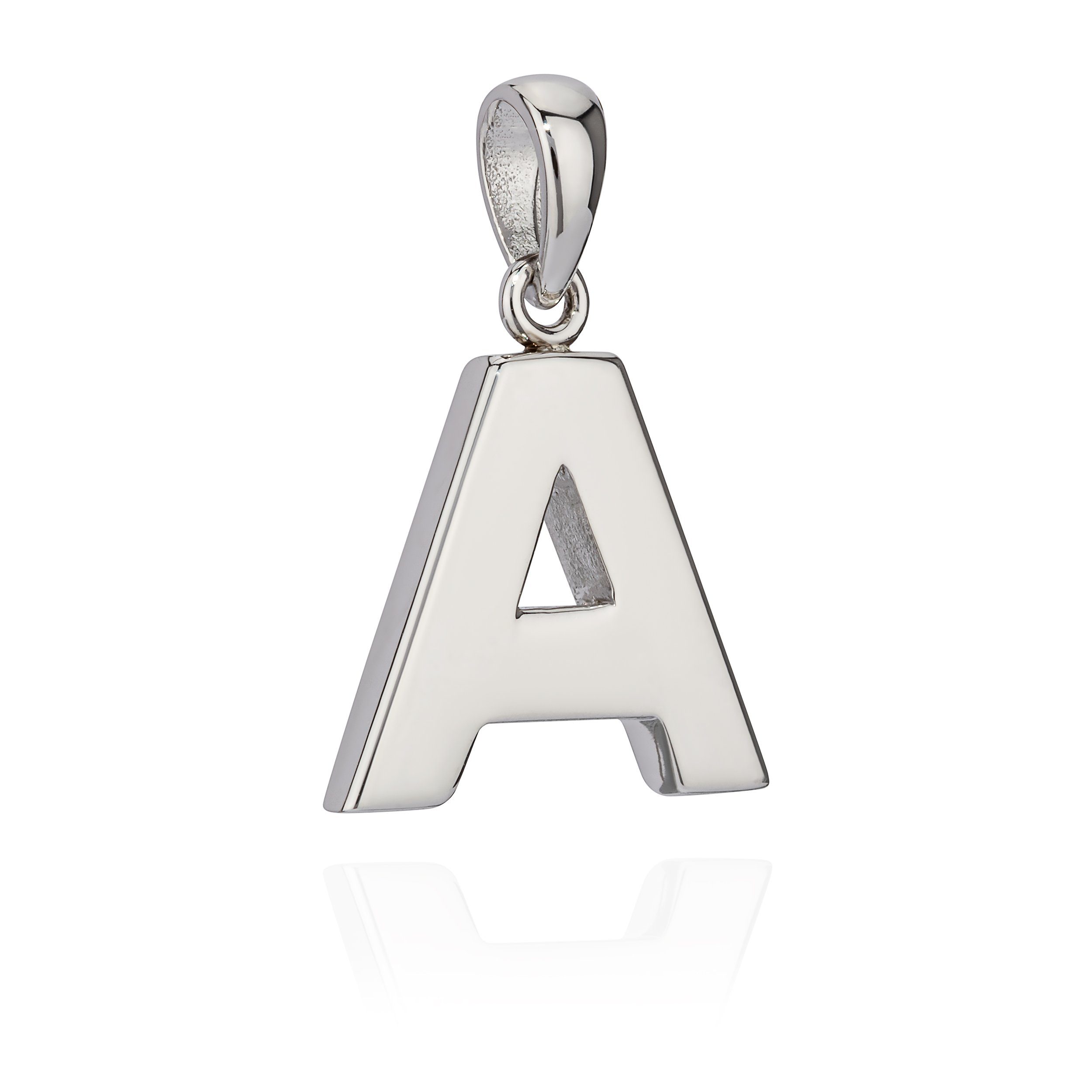 NKlaus Kettenanhänger 13x14mm Kettenanhänger Buchstabe A günstig online kaufen