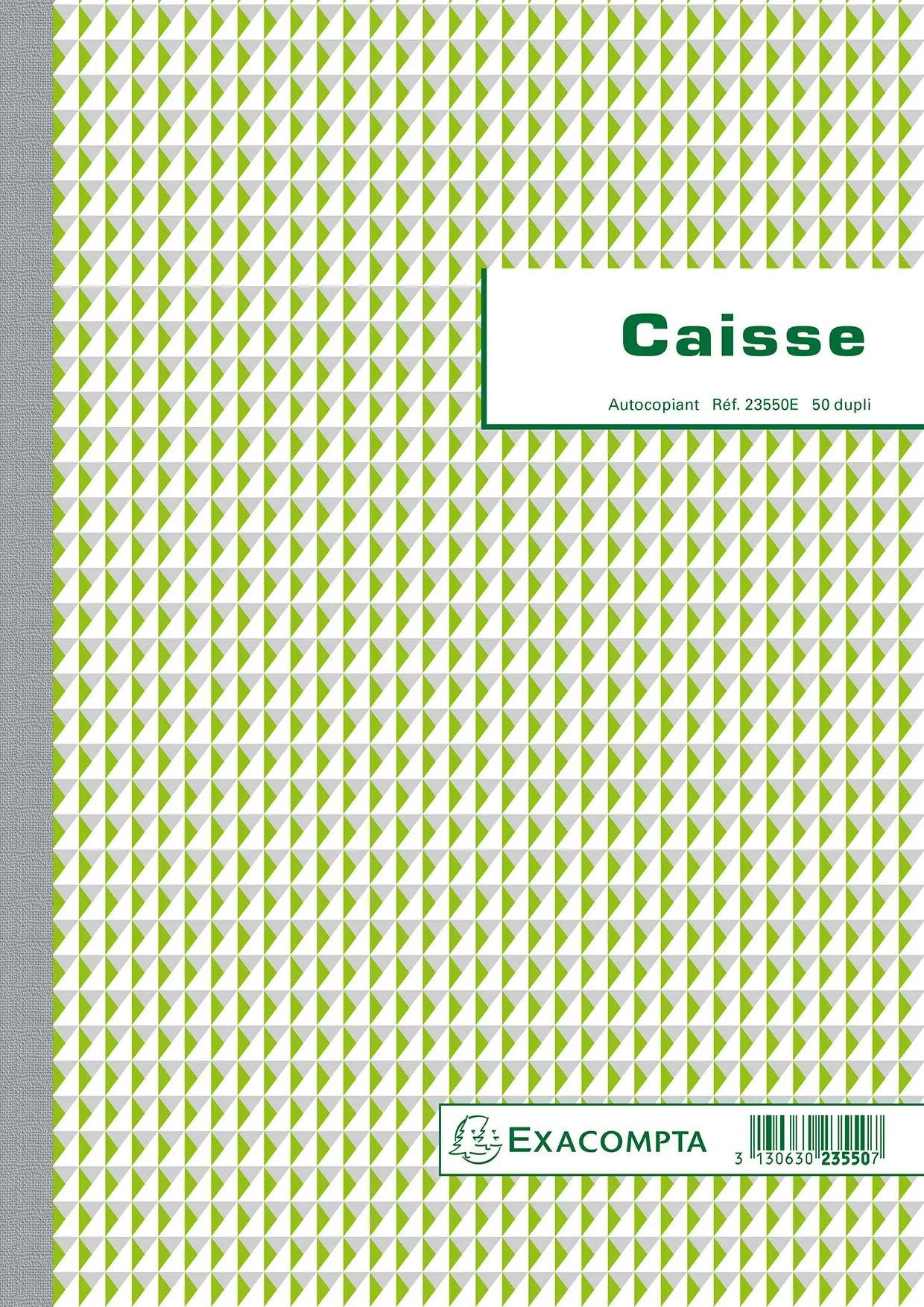 EXACOMPTA Geschäftspapier 5x Kassenbuch A4 Einnahme-Ausgabe 50x2Bl - 23550E, Formularbücher