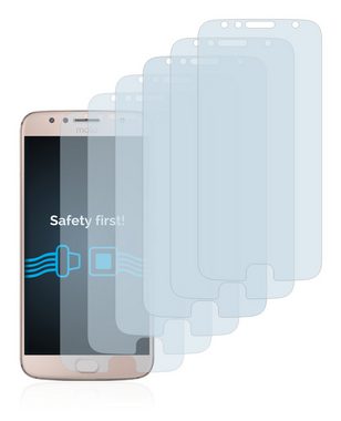 Savvies Schutzfolie für Motorola Moto G5S Plus, Displayschutzfolie, 6 Stück, Folie klar