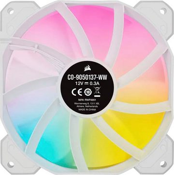 Corsair Gehäuselüfter SP120 RGB Elite PWM 12cm + Lighting Node CORE