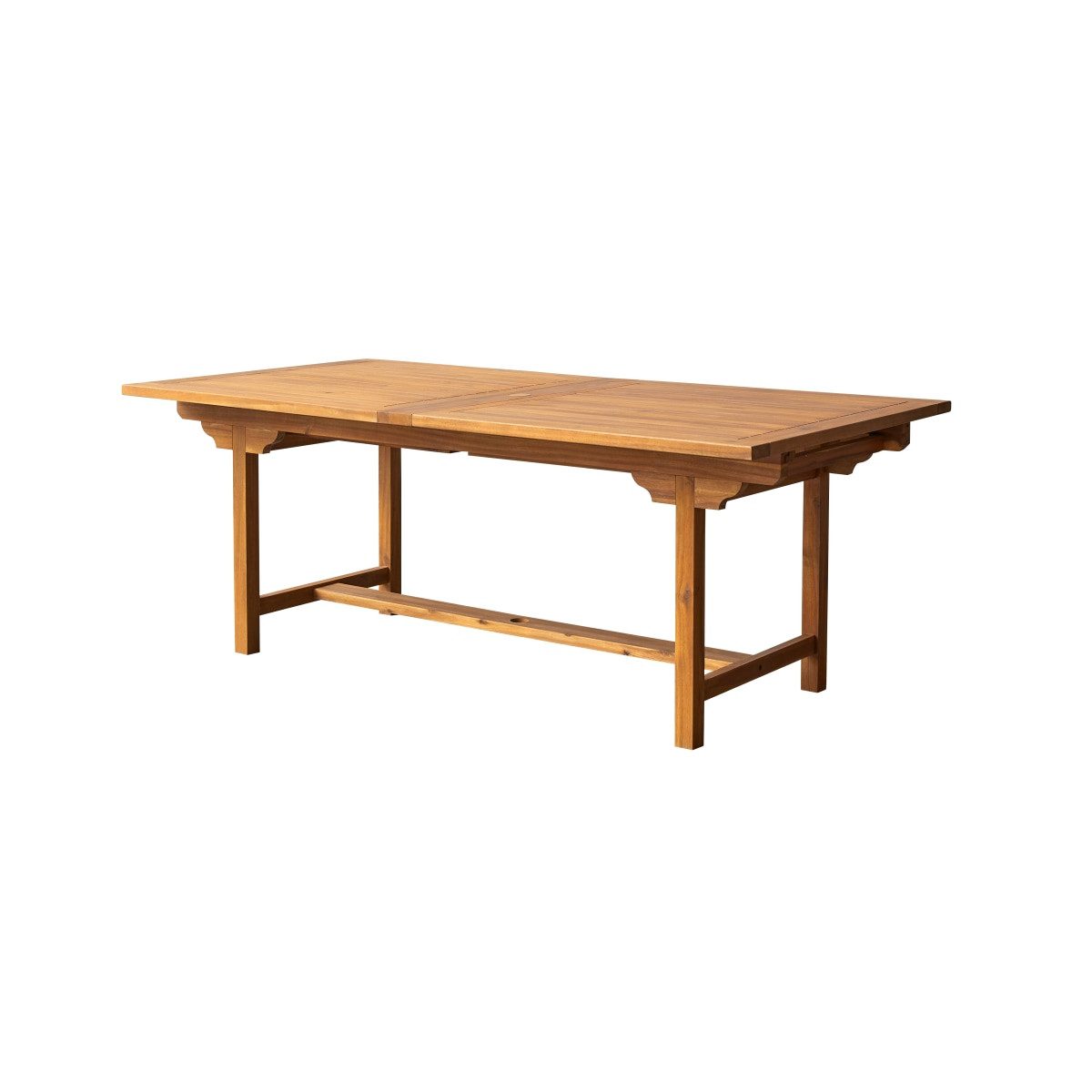 Tikamoon Gartentisch Rechteckiger Outdoor Tisch aus Akazienholz Capri 200