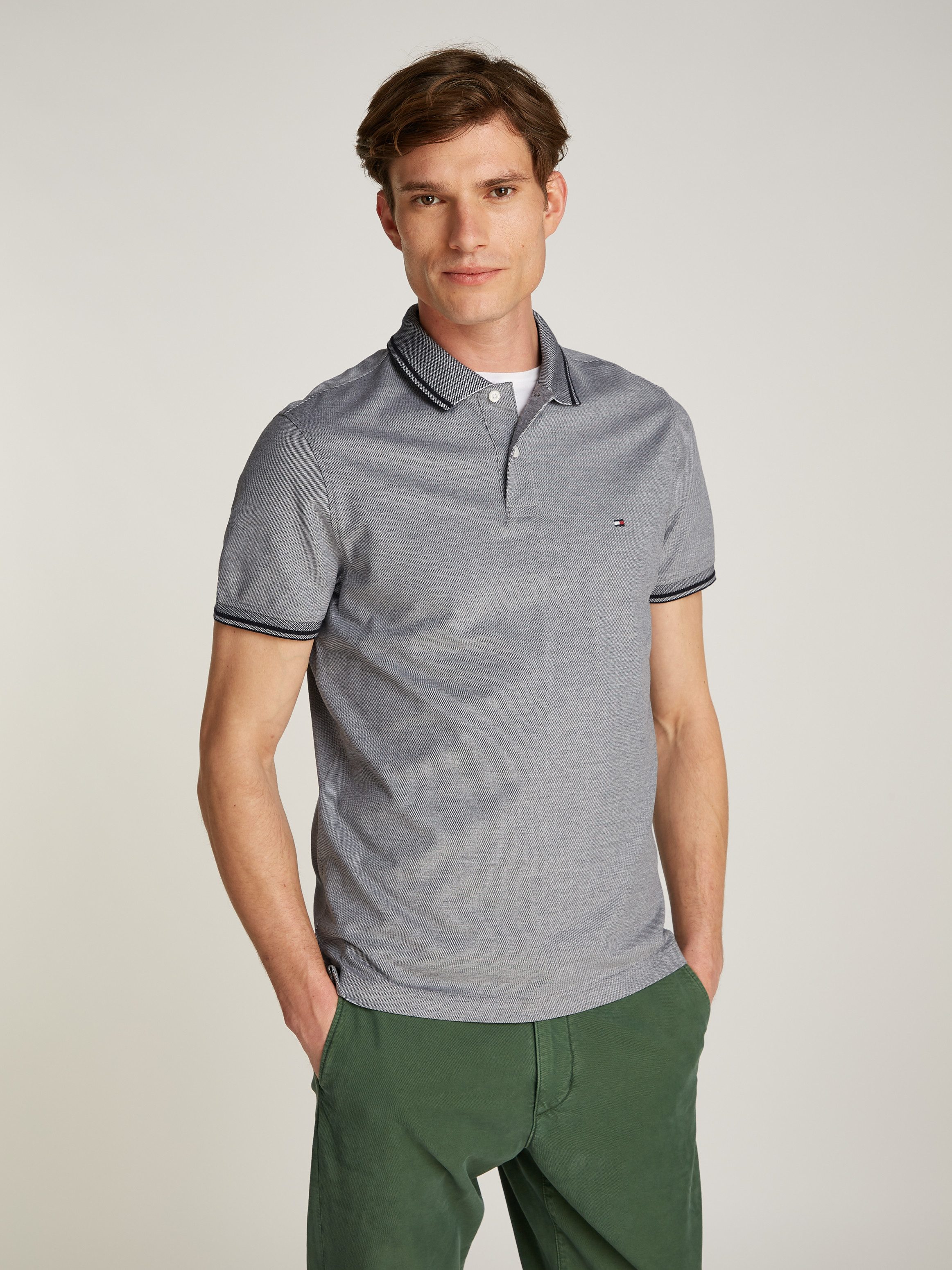 Tommy Hilfiger Poloshirt OXFORD TWO TONE günstig online kaufen
