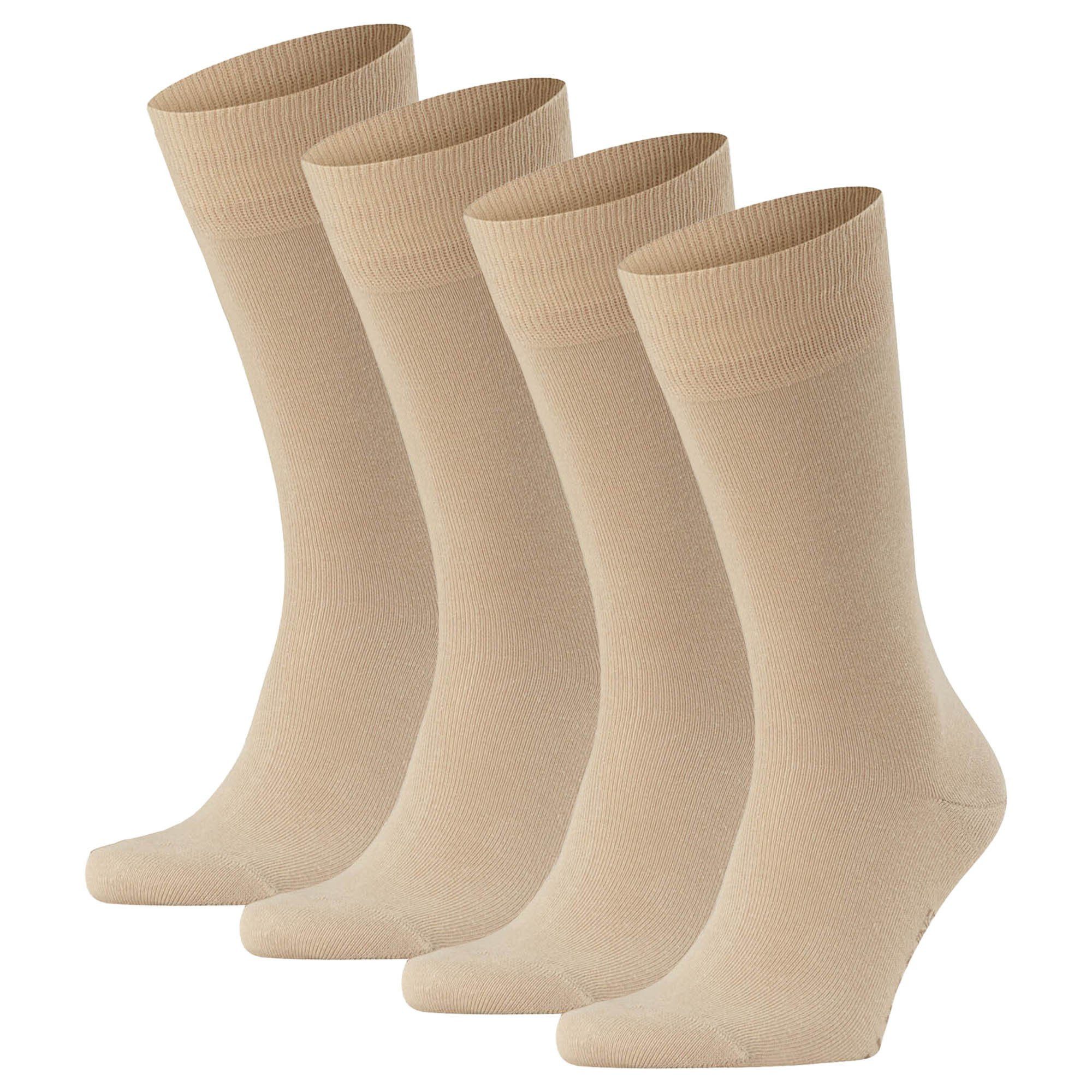 Kurzsocken Herren Socken 4er Pack Baumwollmischung