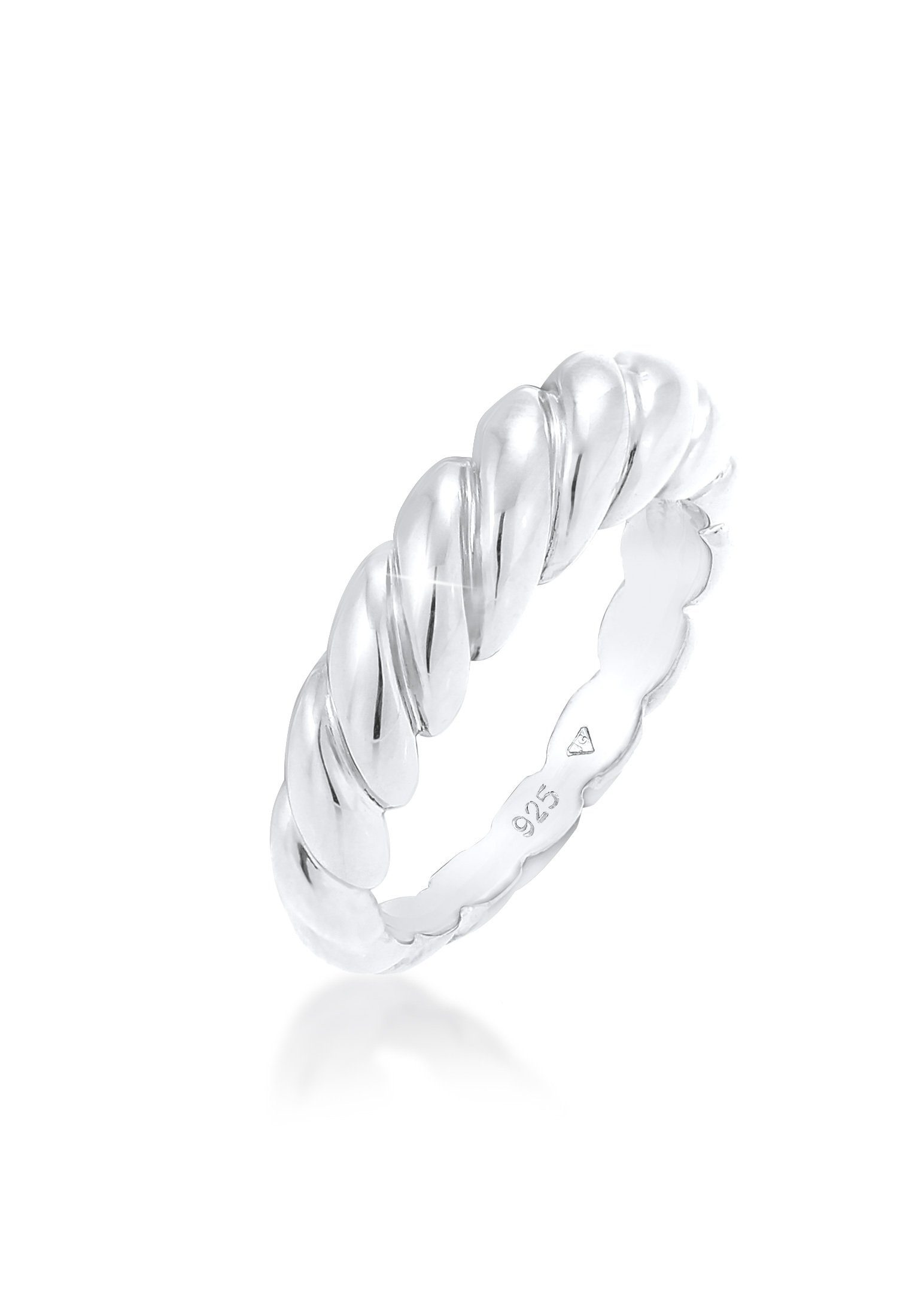 Fingerring Twisted Gedreht Bandring 925 Silber