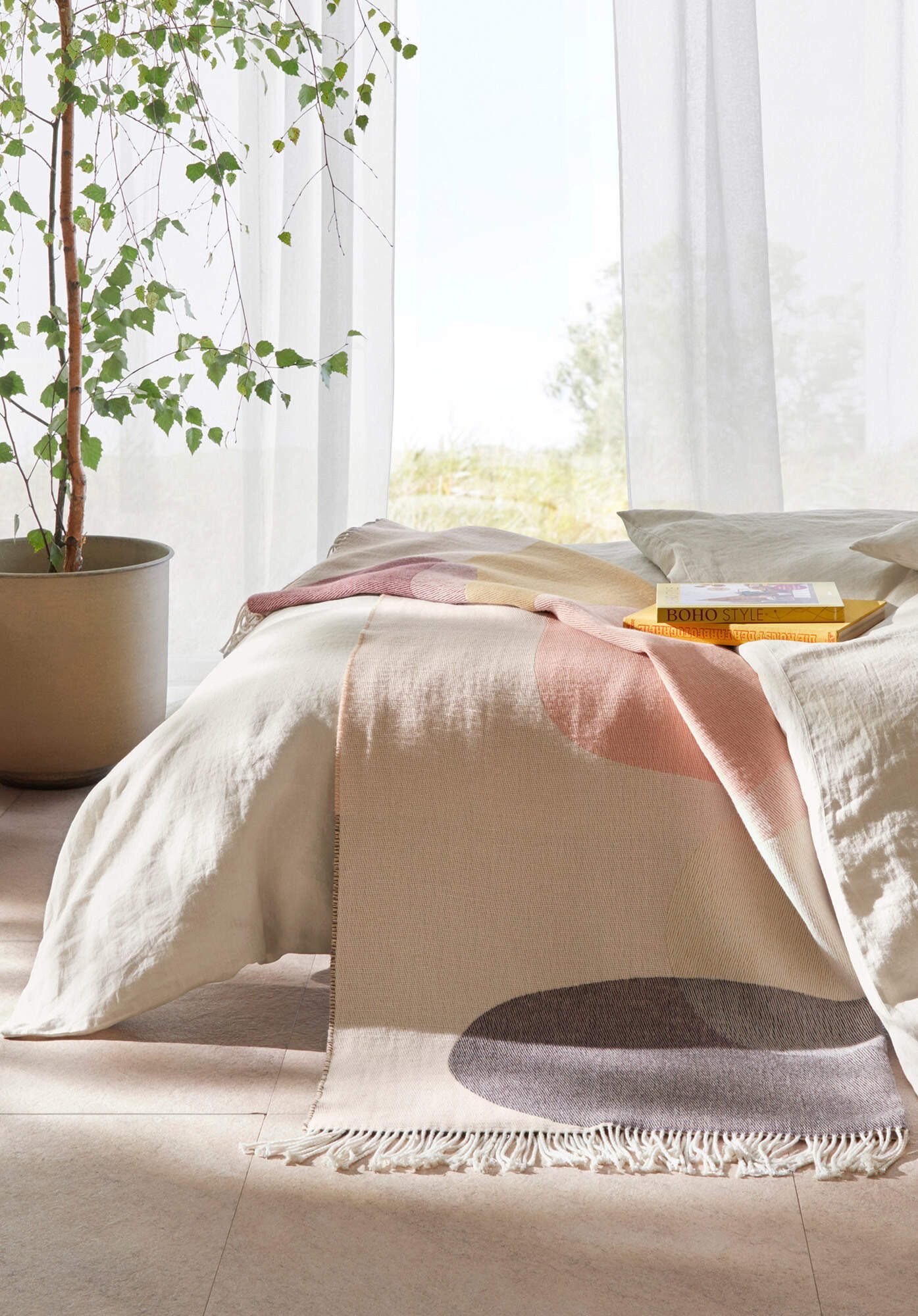 Plaid aus reiner Bio-Schurwolle, Hessnatur