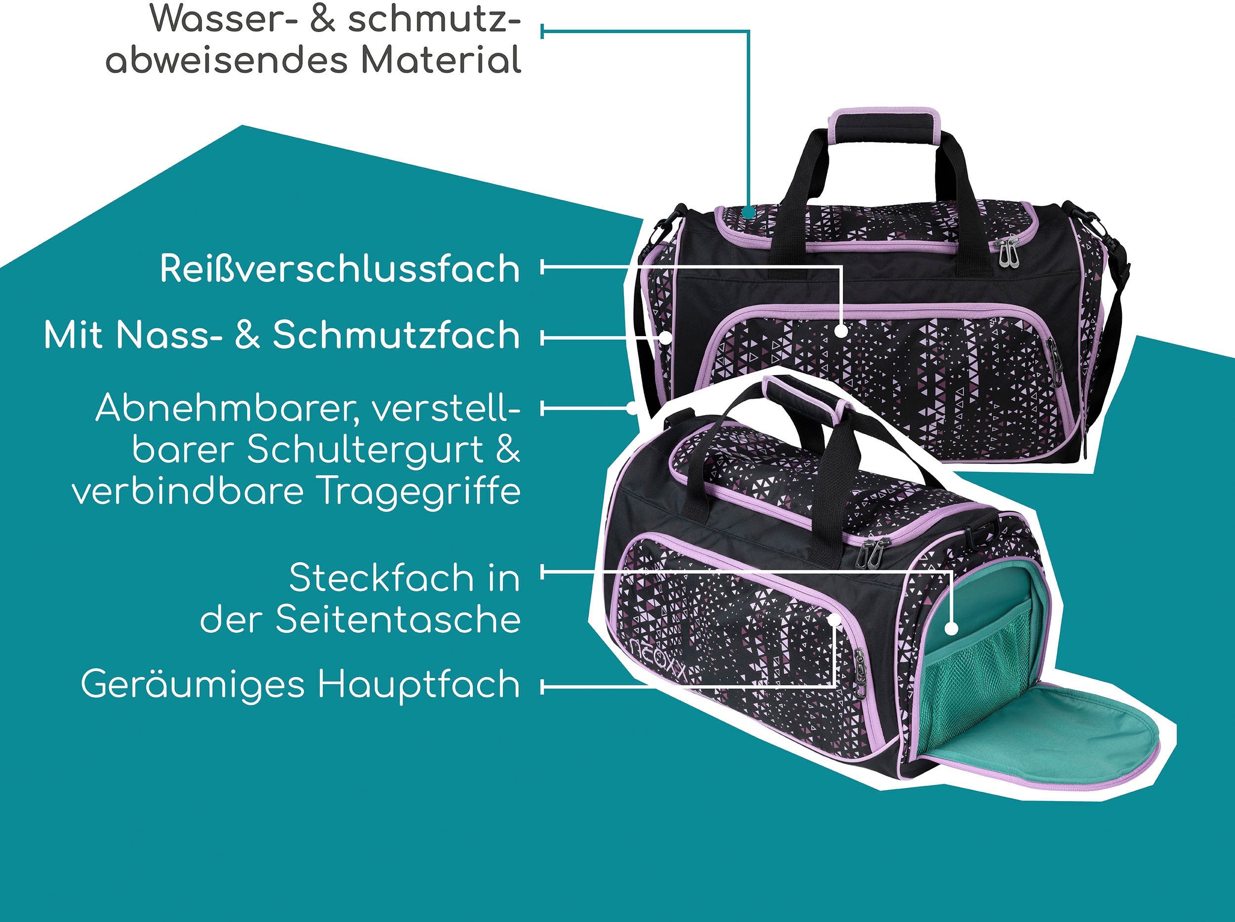 neoxx Sporttasche Move, teilweise aus recyceltem Material