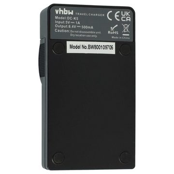 vhbw passend für Canon BP-807, BP-808, BP-809, BP-819, BP-820, BP-827, Kamera-Ladegerät