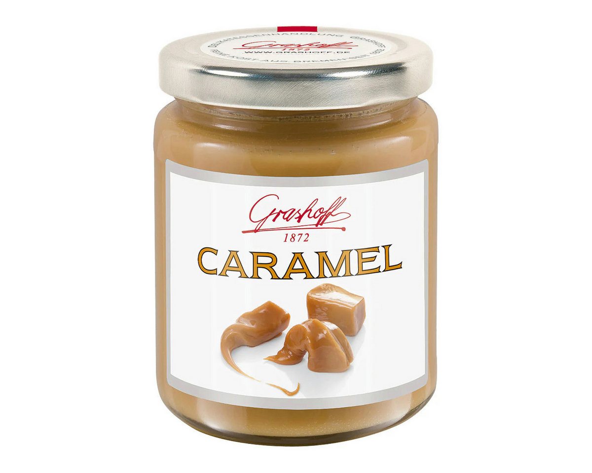 Grashoff Fruchtaufstrich, Grashoff Caramel sahnig süße streichzarte Karamell Creme 250g
