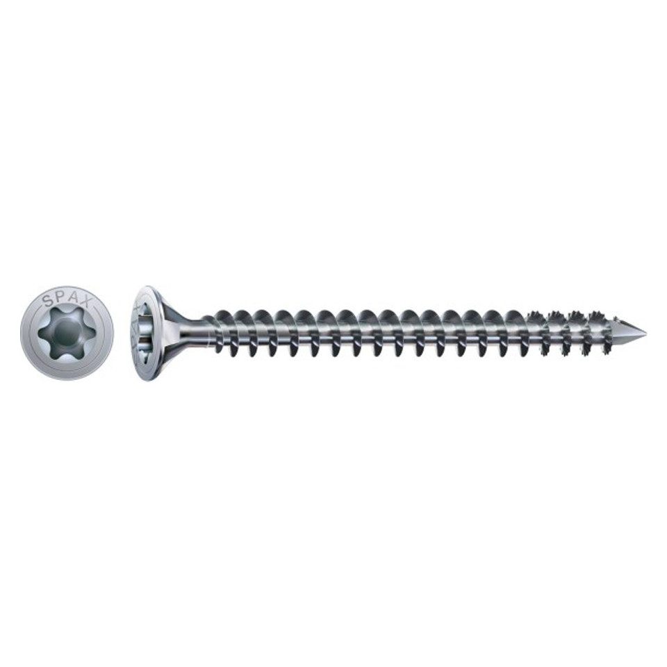 SPAX Schrauben-Set SPAX Holzbauschraube, 8-12 mm, Senkkopf Vollgewinde WIROX T-STAR plus