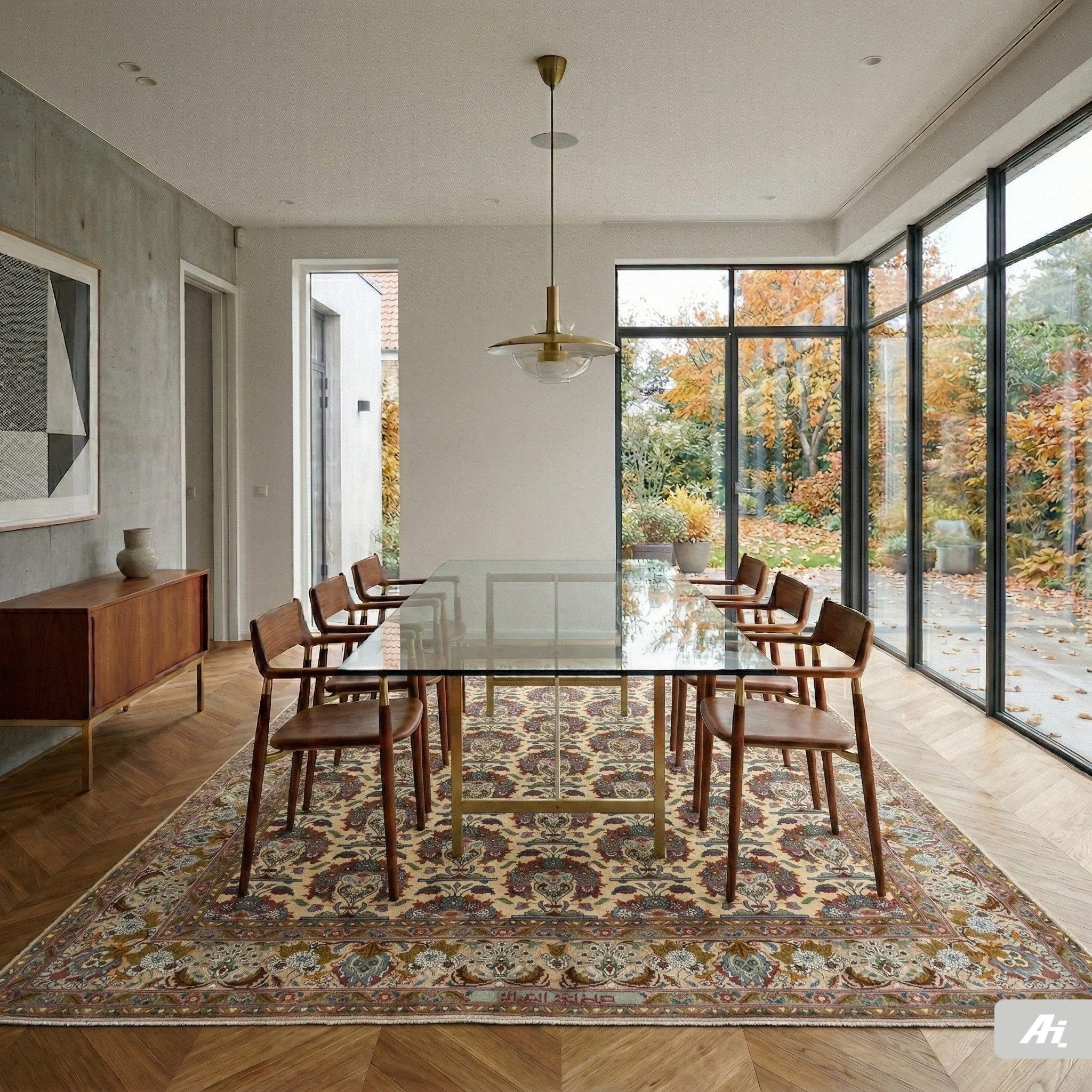 Carpet Avenue Teppich Tabriz Tabatabai 353x302, Rechteck, Höhe: 9 mm