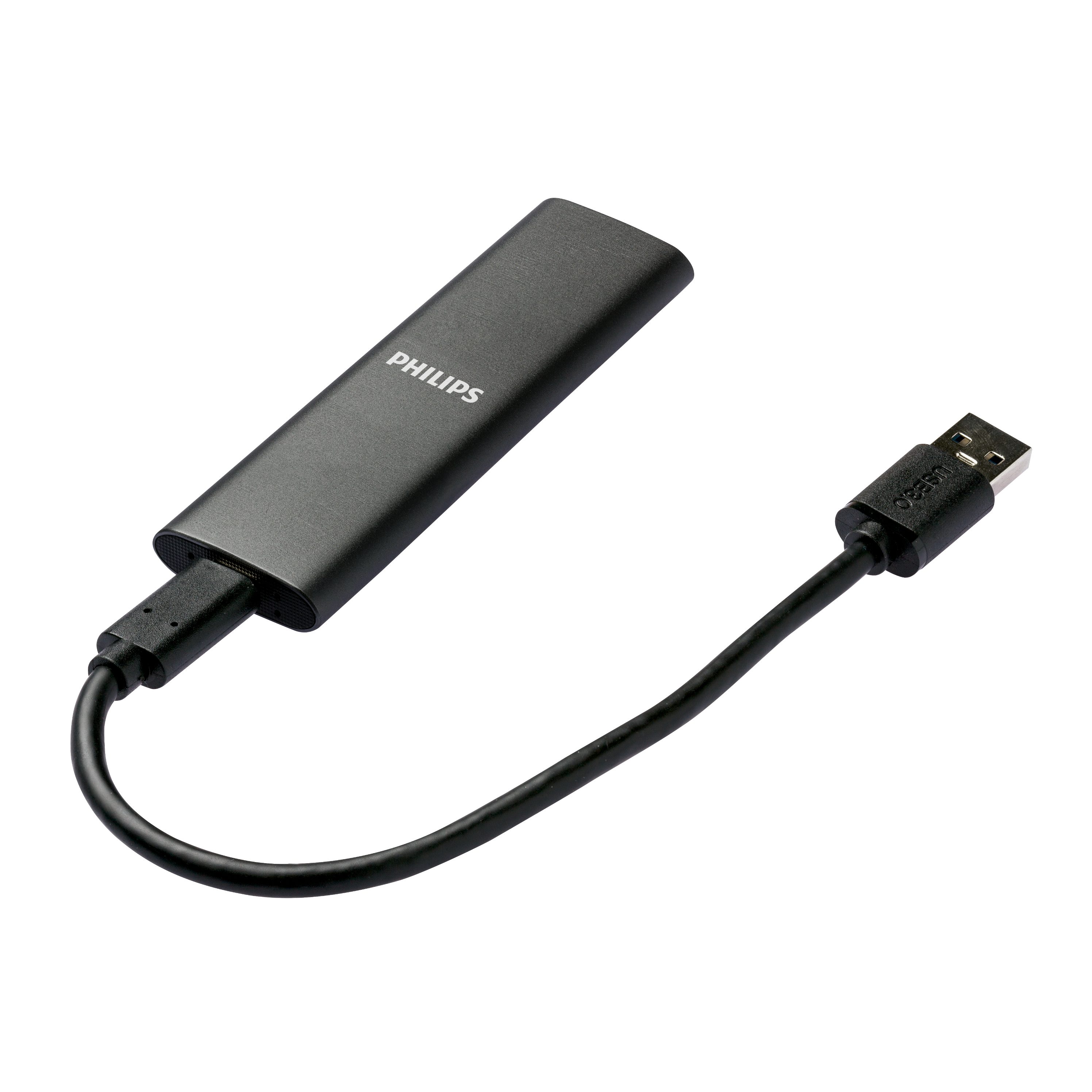 externe - USB-C (2 Grey - MB/S Speed Schreibgeschwindigkeit, Lesegeschwindigkeit, TB) - SSD Space Philips MB/S 520 FM02SS030P/00 Ultra Aluminium 550 3.2 SATA"