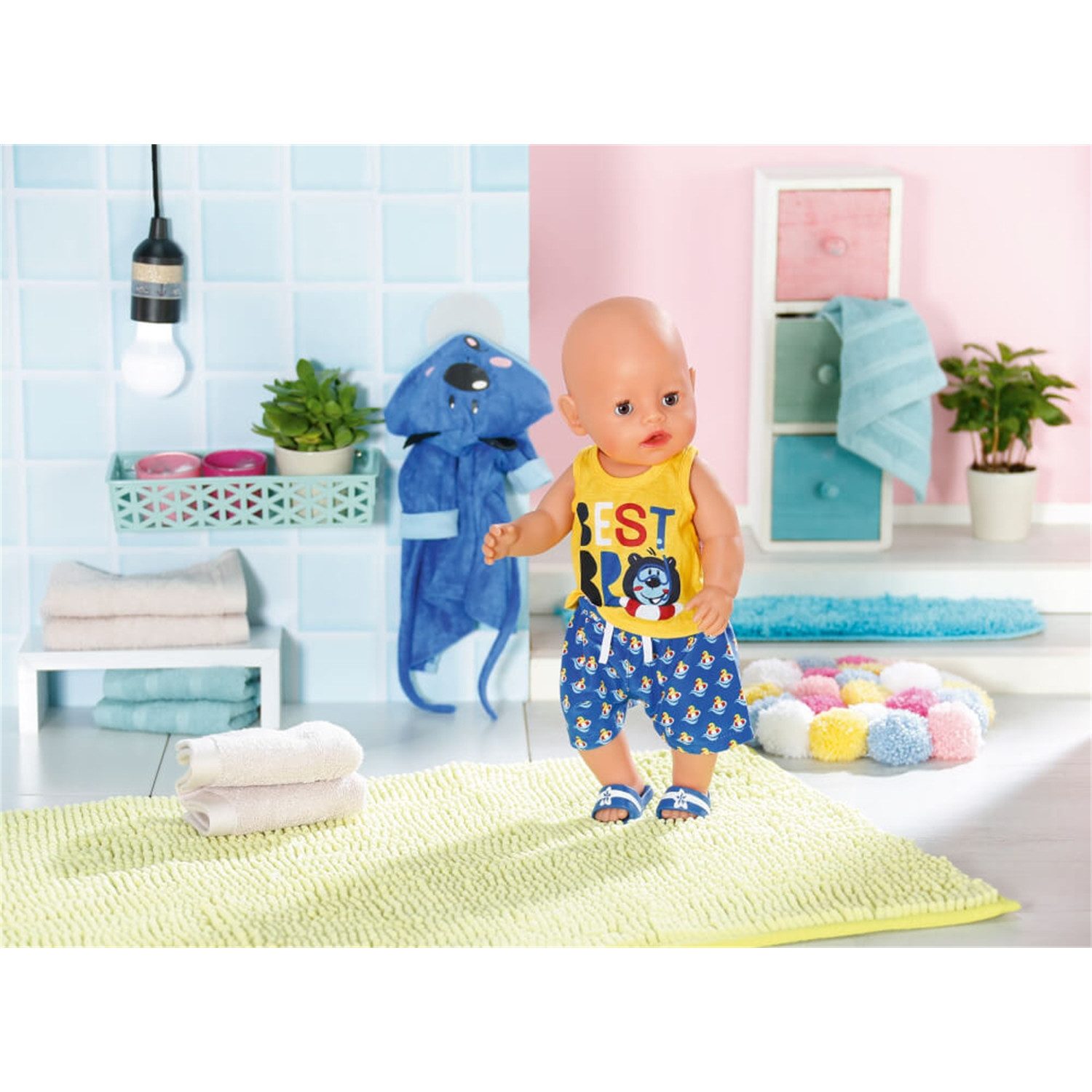 Zapf Creation® Puppenkleidung 830499 BABY born Bath Deluxe Bademantel 43cm günstig online kaufen