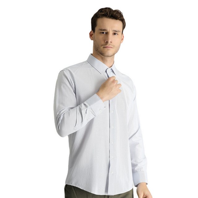 KIGILI Poloshirt Herrenhemd Langarm, Hemd für Geschäftsmann, Geschenk für M günstig online kaufen