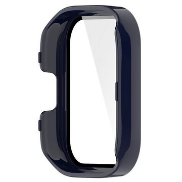 Wigento Smartwatch-Hülle Full TPU Watch Blau für Xiaomi Redmi Watch 3 Cover Etuis Schutzhülle