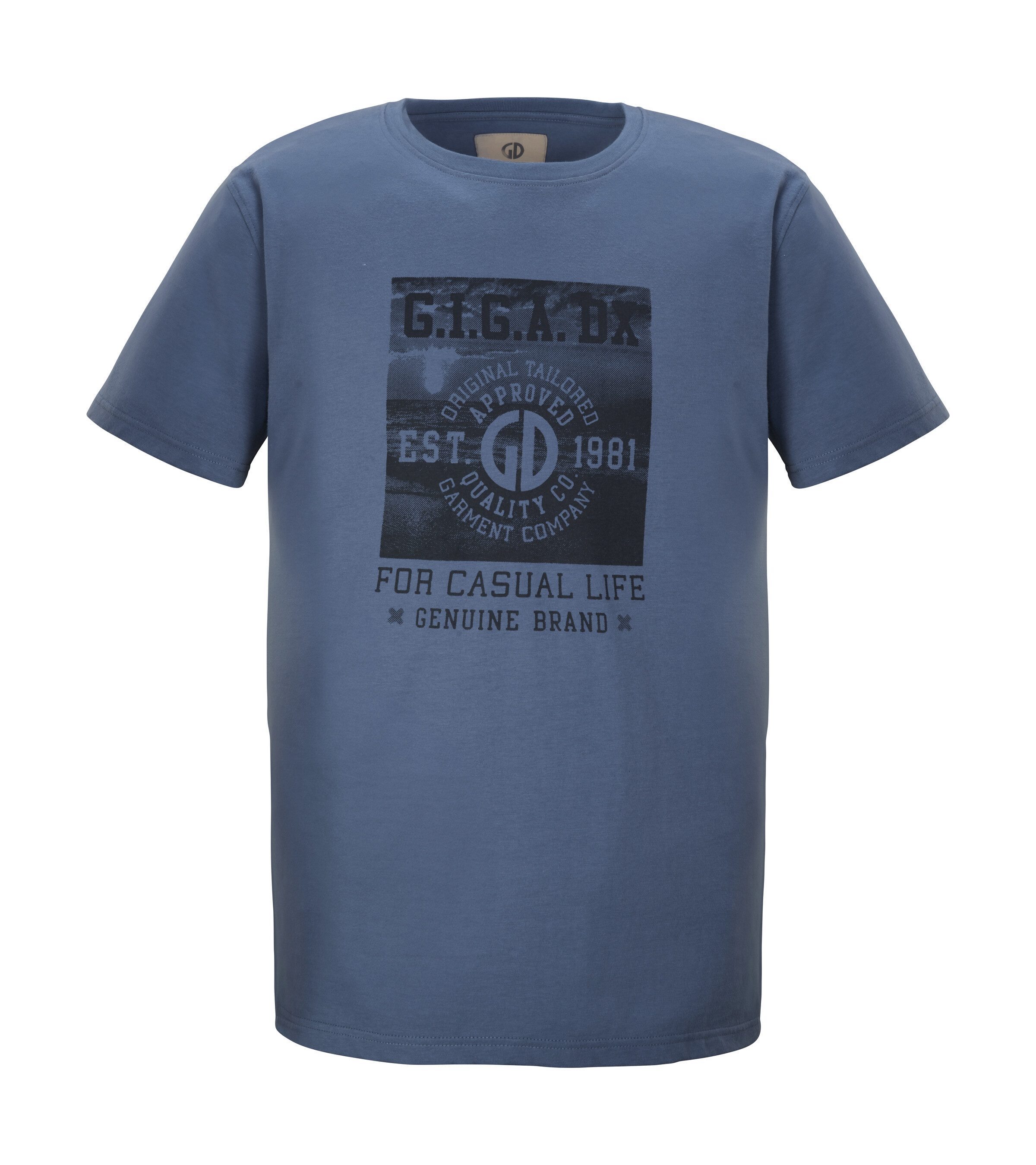 G.I.G.A. DX by killtec T-Shirt GS 2 MN TSHRT GOTS GOTS-zertifiziertes Bio-Baumwollshirt mit großem Brustprint
