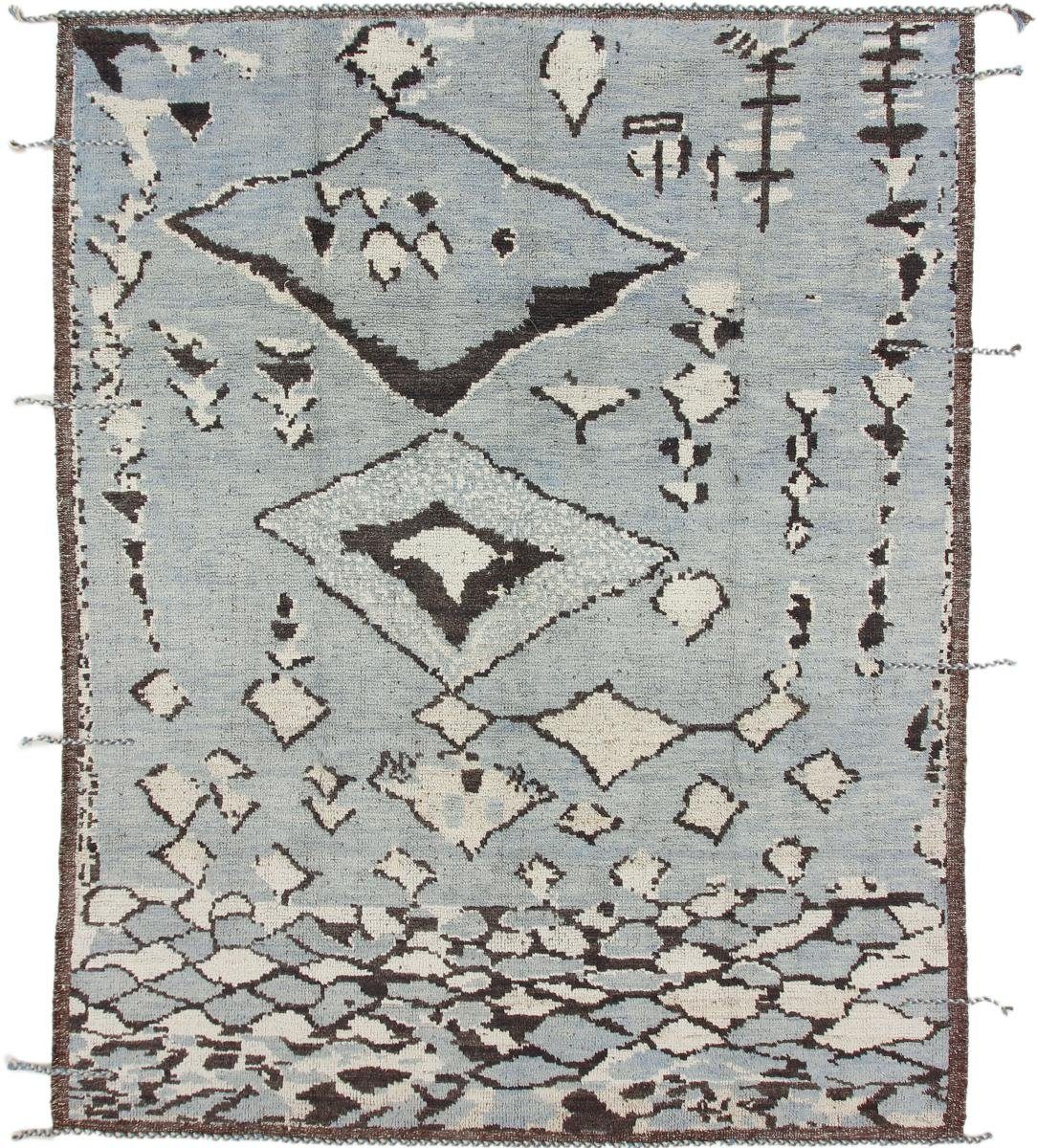 Orientteppich Berber Maroccan 20 Nain rechteckig, Moderner 248x311 Trading, Orientteppich, Höhe: mm Design Handgeknüpfter