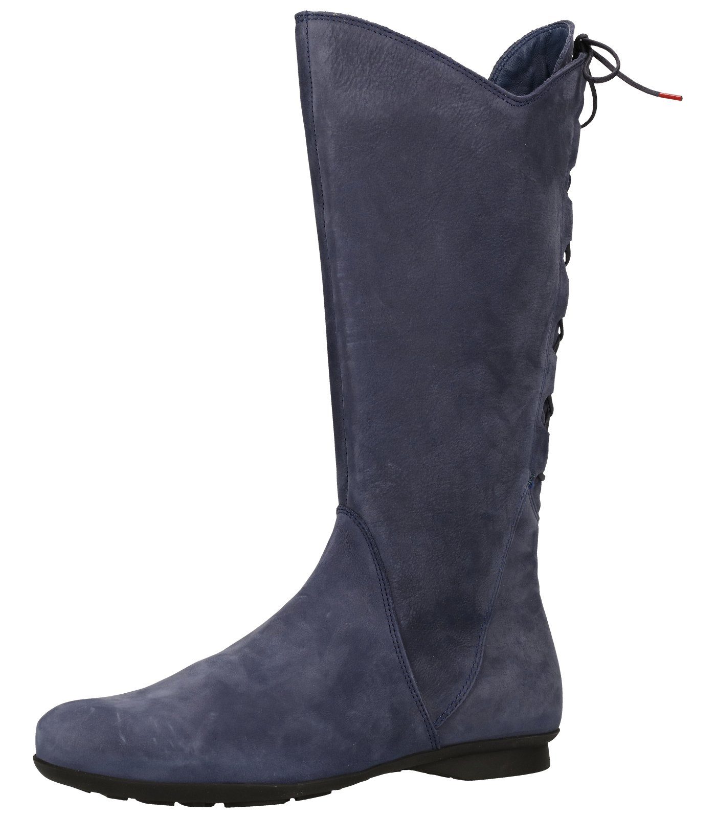 Stiefel Nubukleder Blau Stiefel Think!