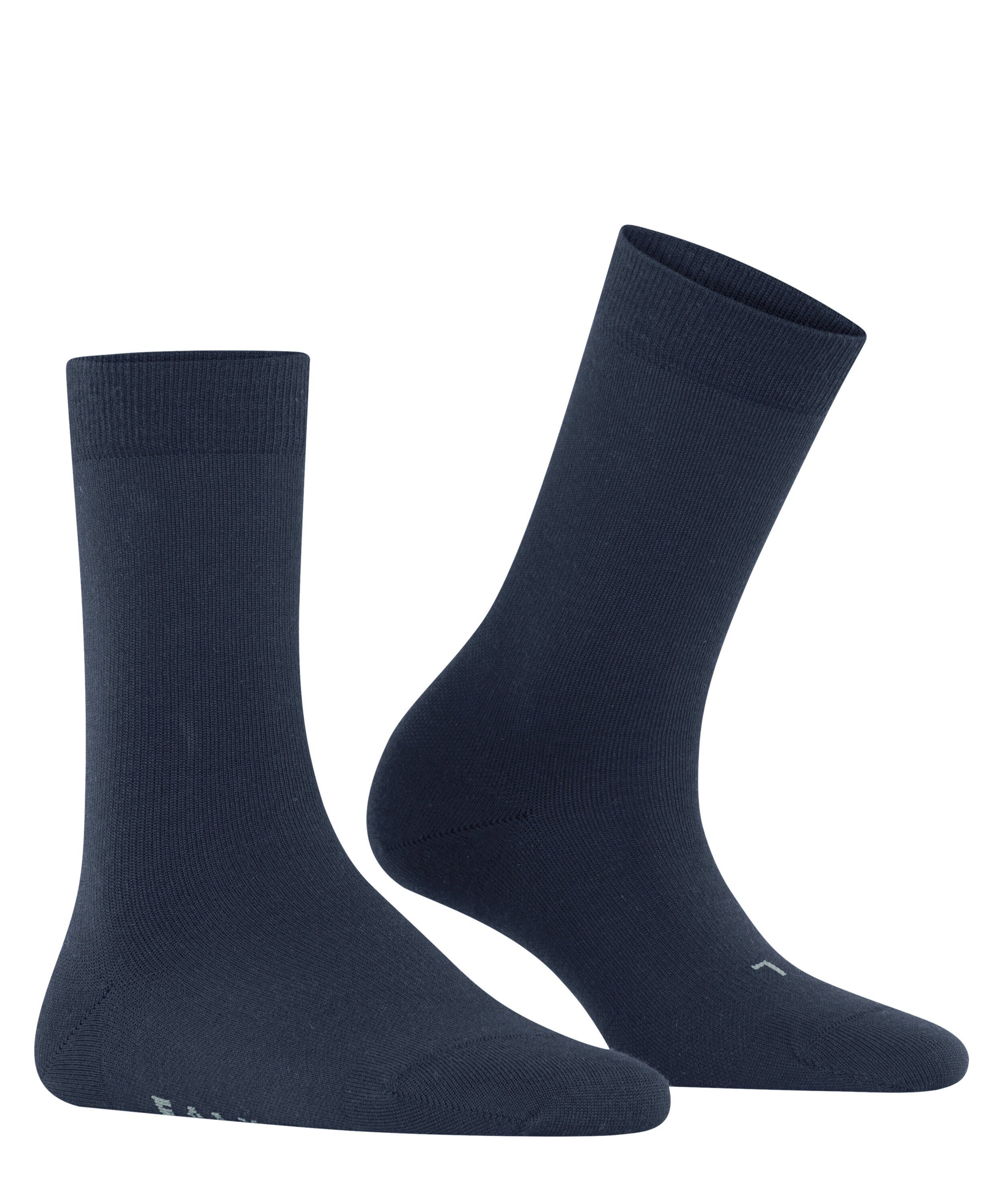 (6116) Everyday FALKE blue Wool Socken (1-Paar) Stabilizing space