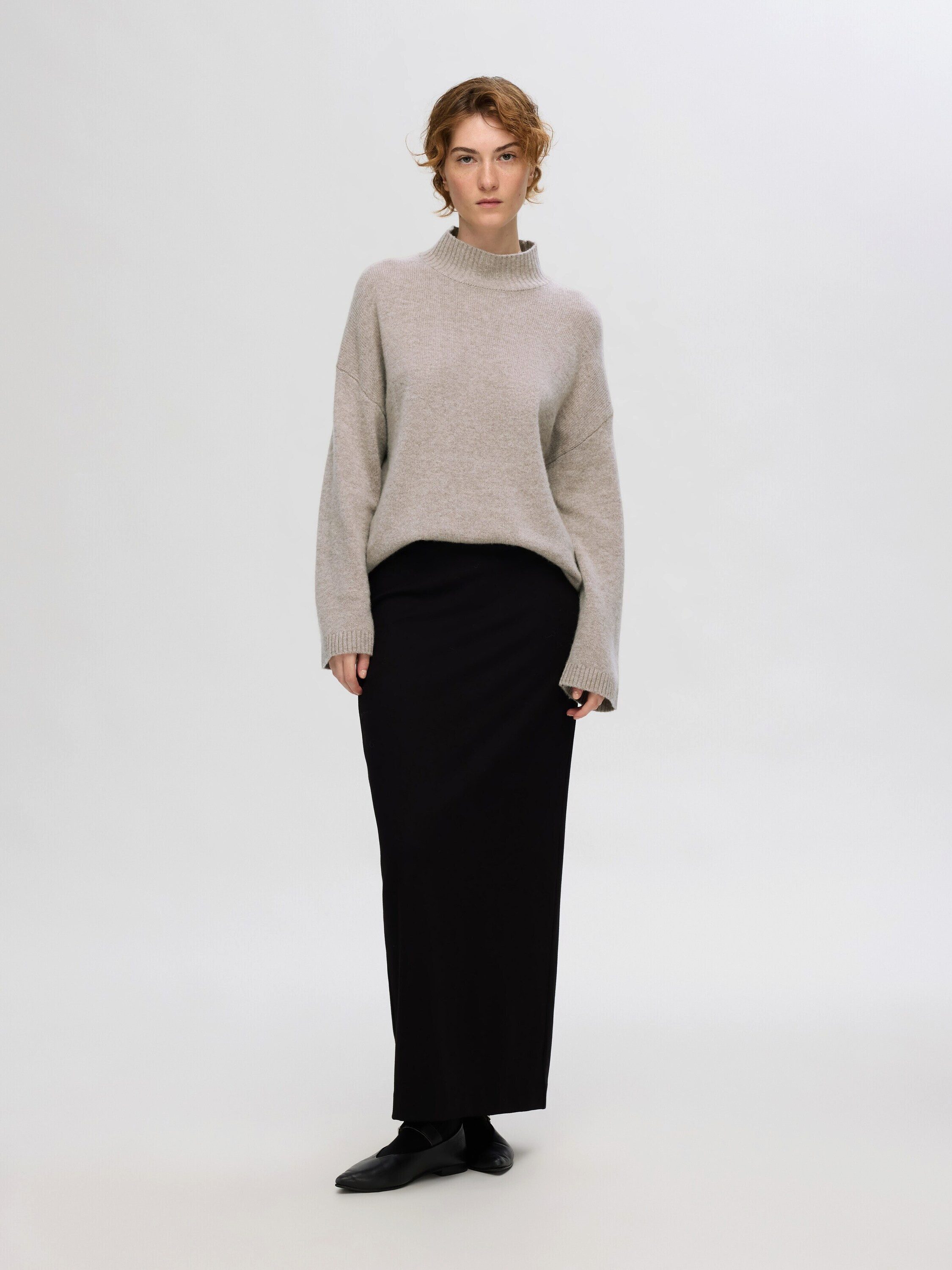 Selected Strickpullover SLFCILLE (1-tlg) Plain/ohne Details günstig online kaufen