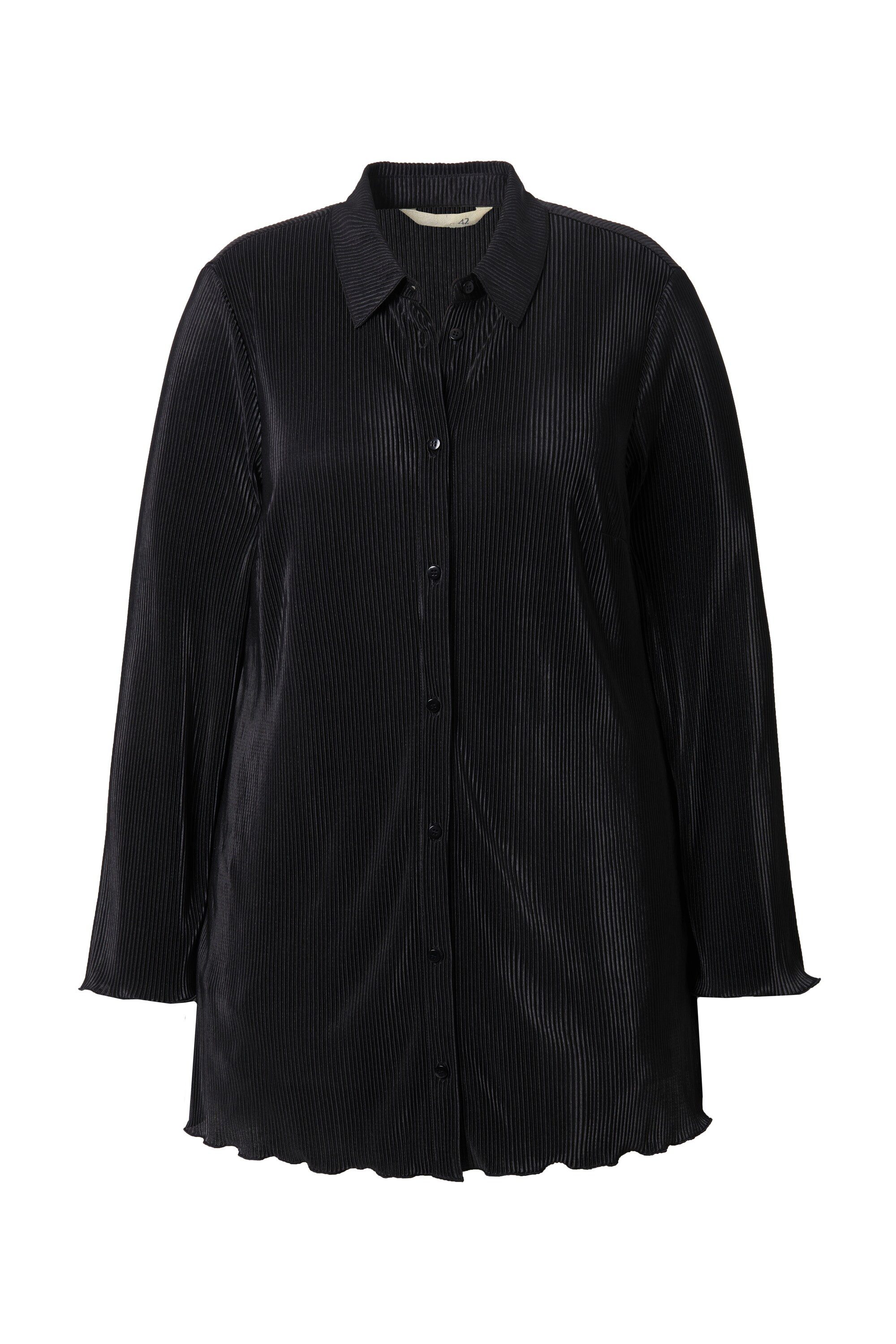 MIAMODA Longbluse Plissee-Bluse A-Linie weiter Langarm günstig online kaufen