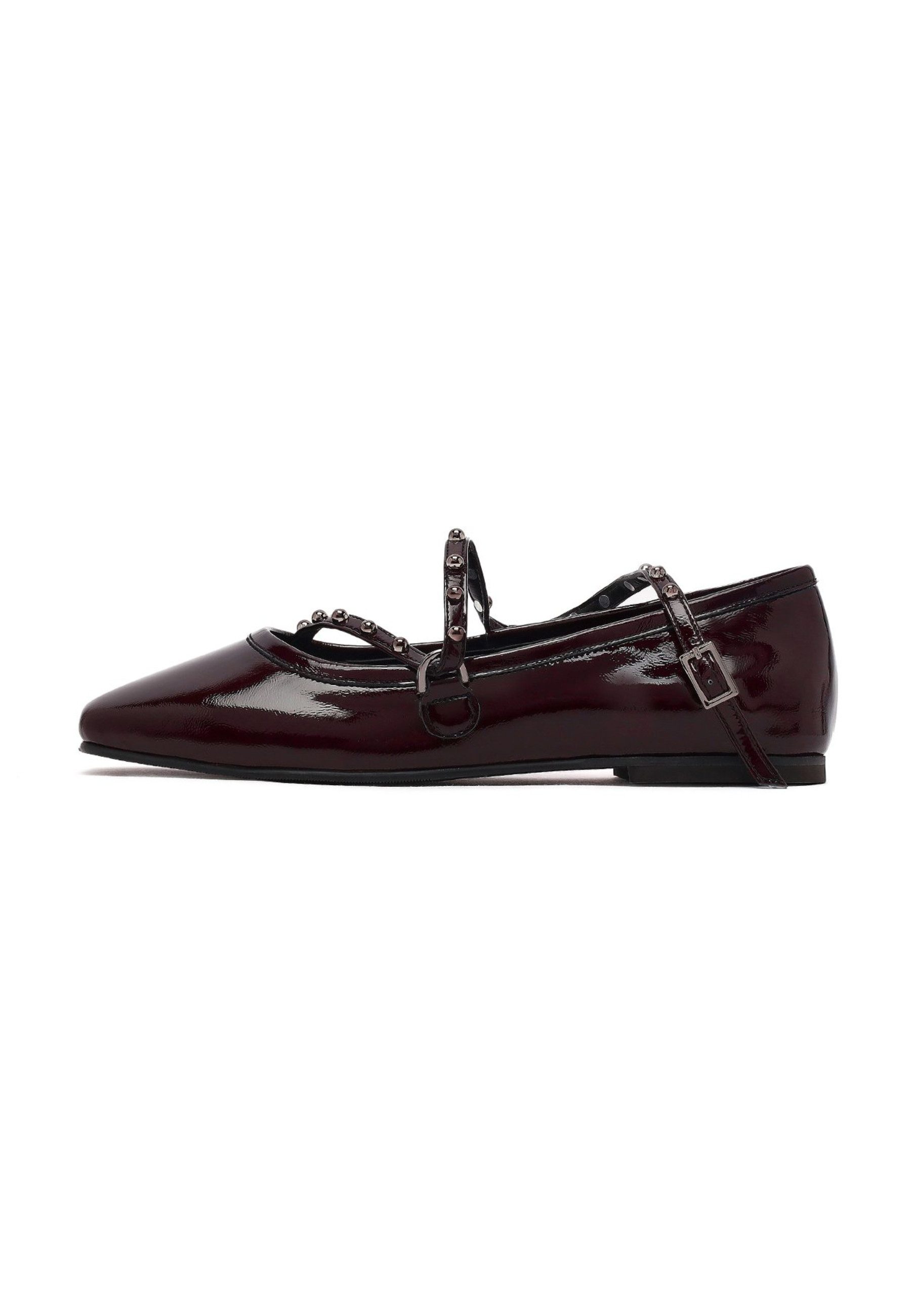 Derimod Ballerinas aus Lackleder Ballerina Kunstlederfutter, TPU Sohle, Abs günstig online kaufen