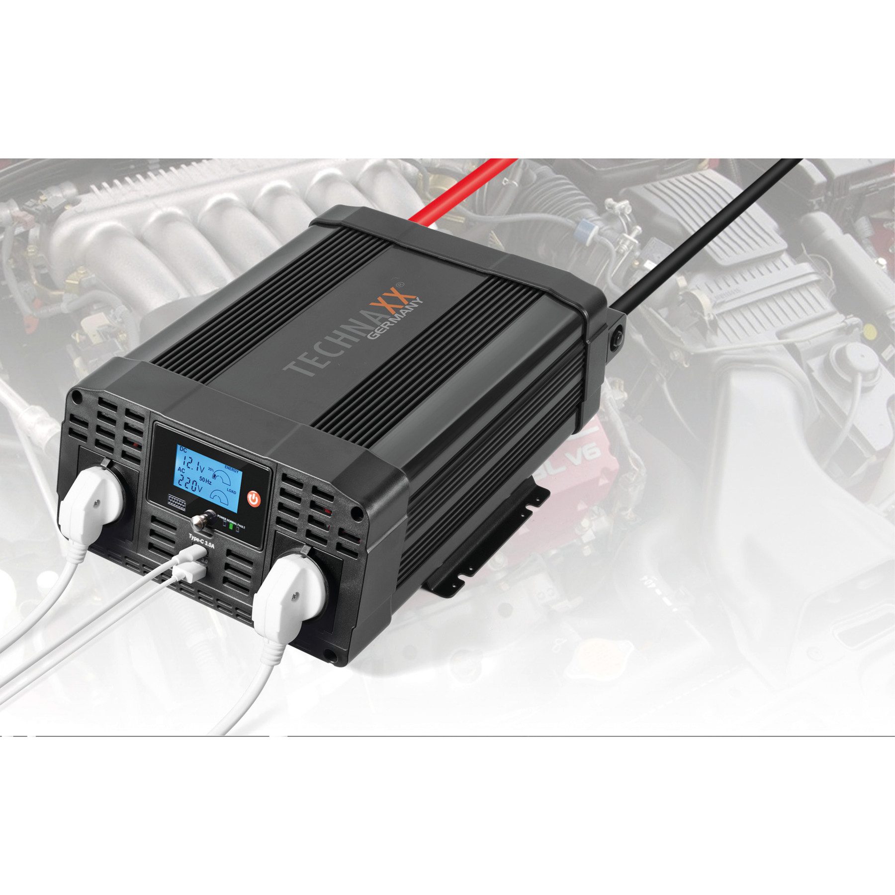 Technaxx Wechselrichter TECHNAXX Wechselrichter TE20, 2000 W