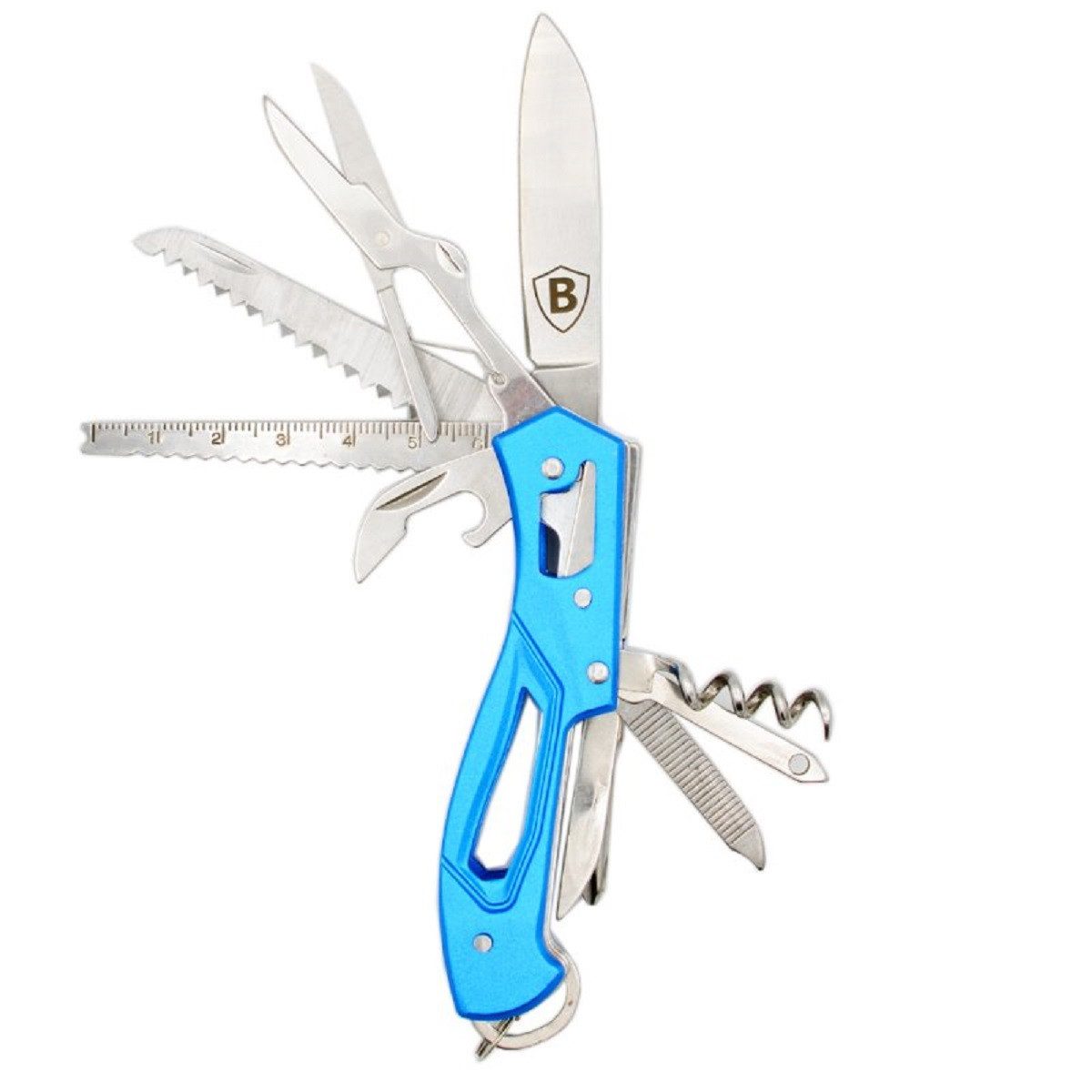 Taschenmesser Multifunktionales Taschenmesser aus Edelstahl 15 praktische Funktionen