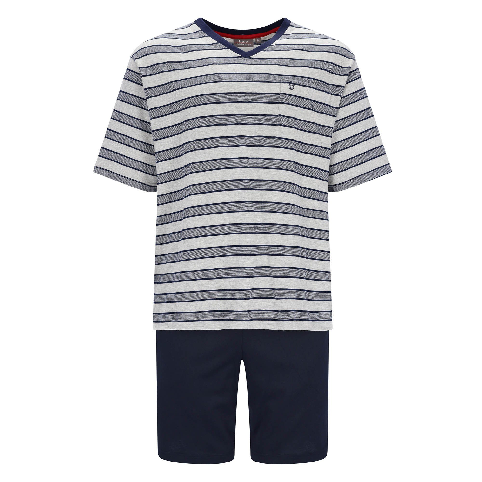 Hajo Pyjama Herren Pyjama Baumwolle (2 günstig online kaufen