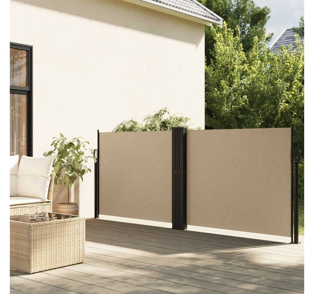 Thumbnail - vidaXL Seitenmarkise Seitenmarkise Ausziehbar Beige 140x1200 cm