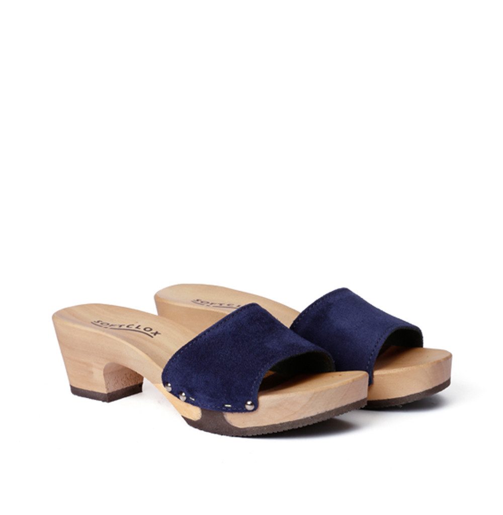 Softclox KELLY Kaschmir midnight (hazelnut) Pantolette