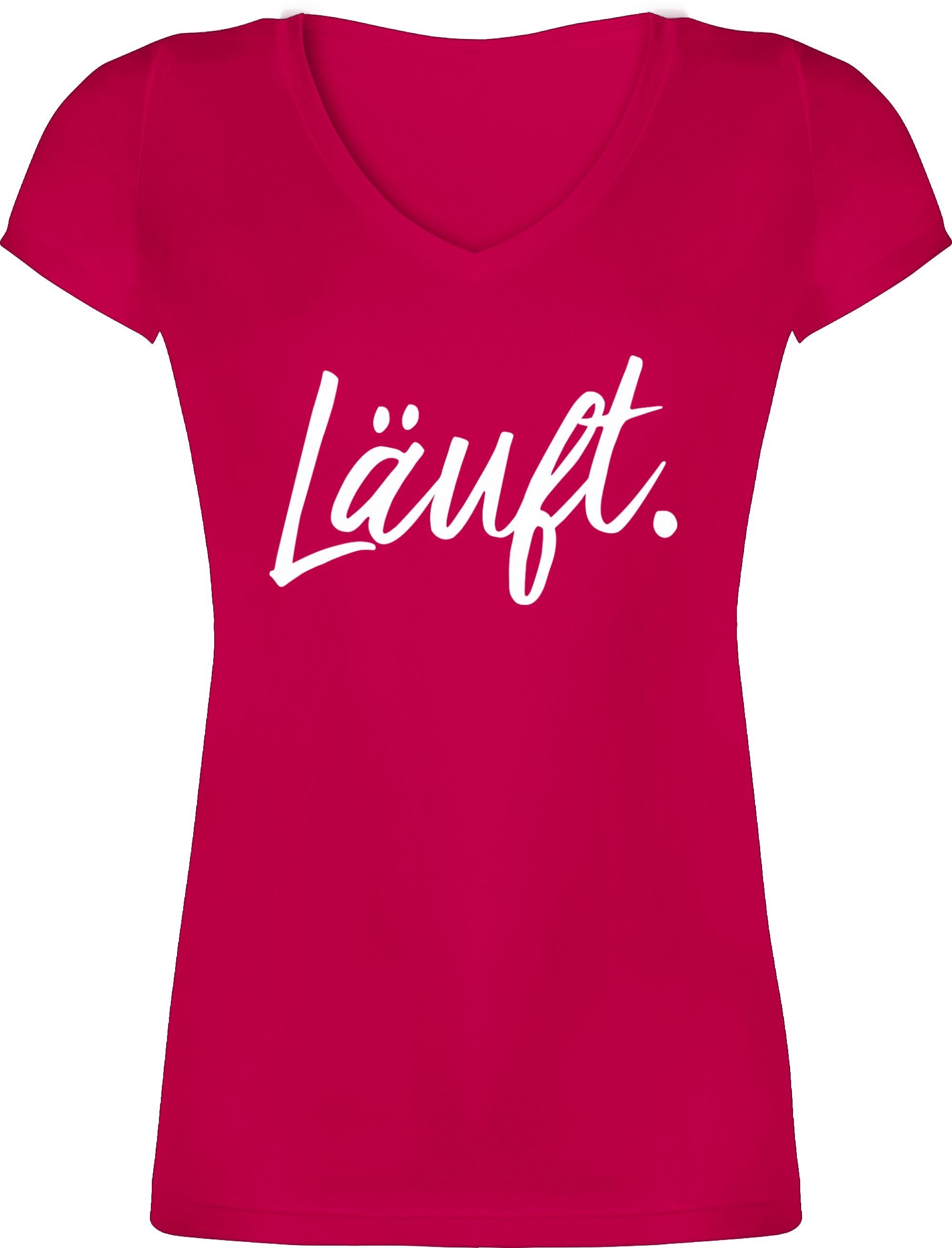 Shirtracer TShirt »Läuft Statement Sprüche Statement mit Spruch
