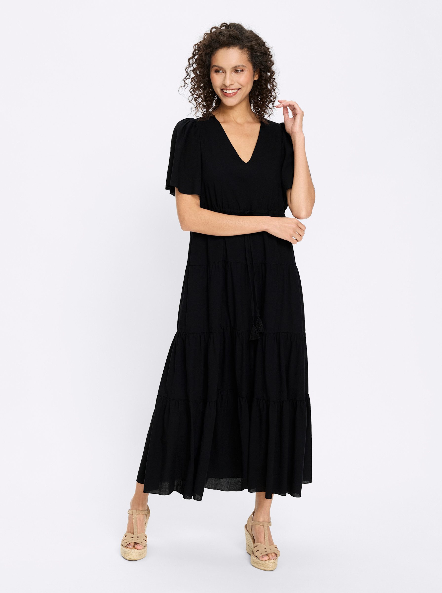 heine Etuikleid Webkleid Kurzarm
