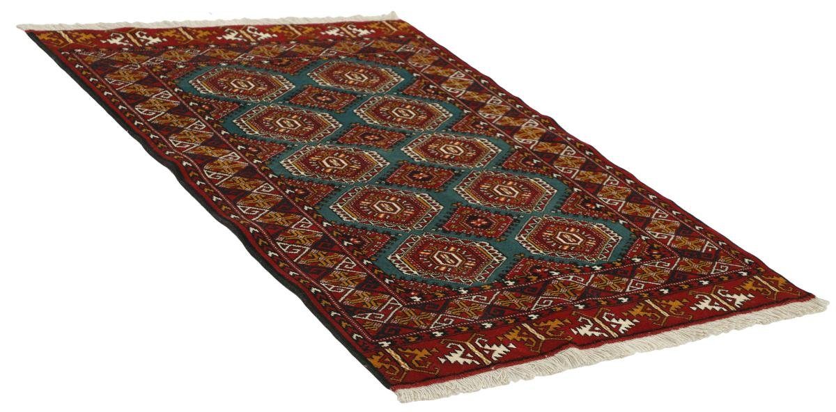 Nain Orientteppich mm 6 Handgeknüpfter Turkaman Perserteppich, / Trading, 109x153 Orientteppich Höhe: rechteckig,