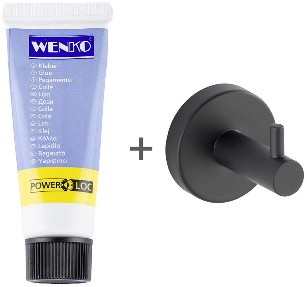 WENKO Wandhaken Modell Bosio, (Set), inkl. Power-Loc® Kleber, für Bad und H günstig online kaufen