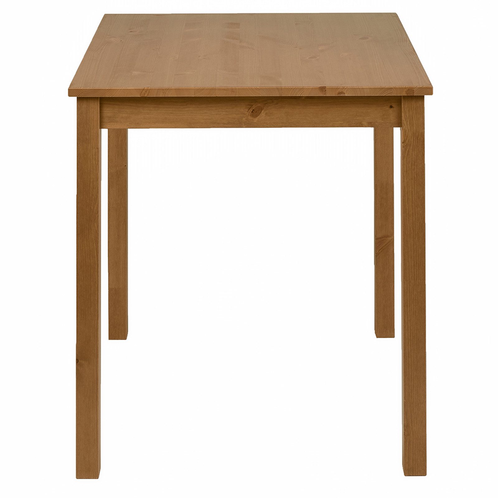 hagge home Esstisch, Küchentisch klein Kiefernholz massiv 68 x 68 x 75 cm B günstig online kaufen
