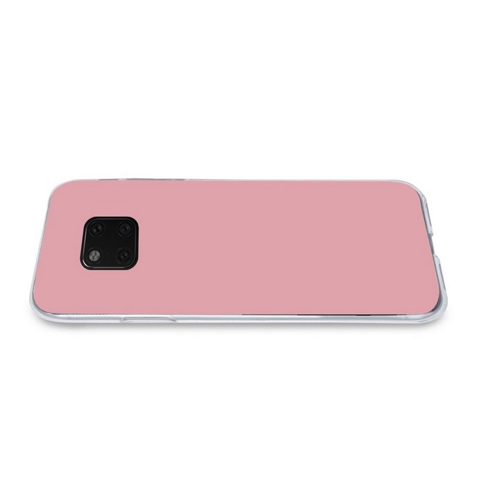 MuchoWow Handyhülle Rosa - Farben - Innenraum - Einfarbig - Farbe Handyhülle Huawei Mate 20 Pro Handy Case Silikon Bumper Case OR12133