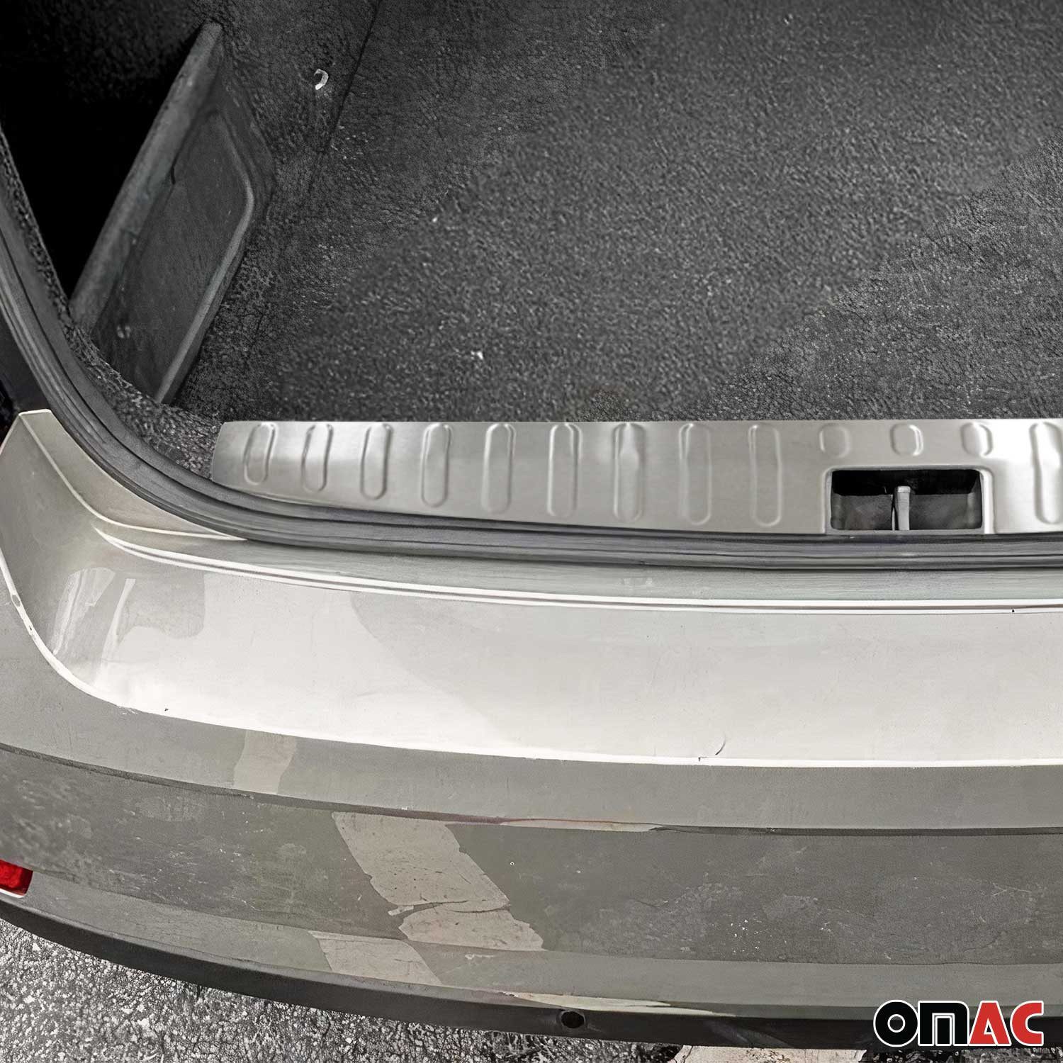 OMAC Ladekantenschutz Innen Ladekantenschutz für Skoda Octavia 5E Kombi 2013-2019 Gebürstet, Zubehör für Skoda Octavia 5E Kombi 2013-2019, Langlebig,Einfache Reinigung,Einfache Installation,Rostbeständig