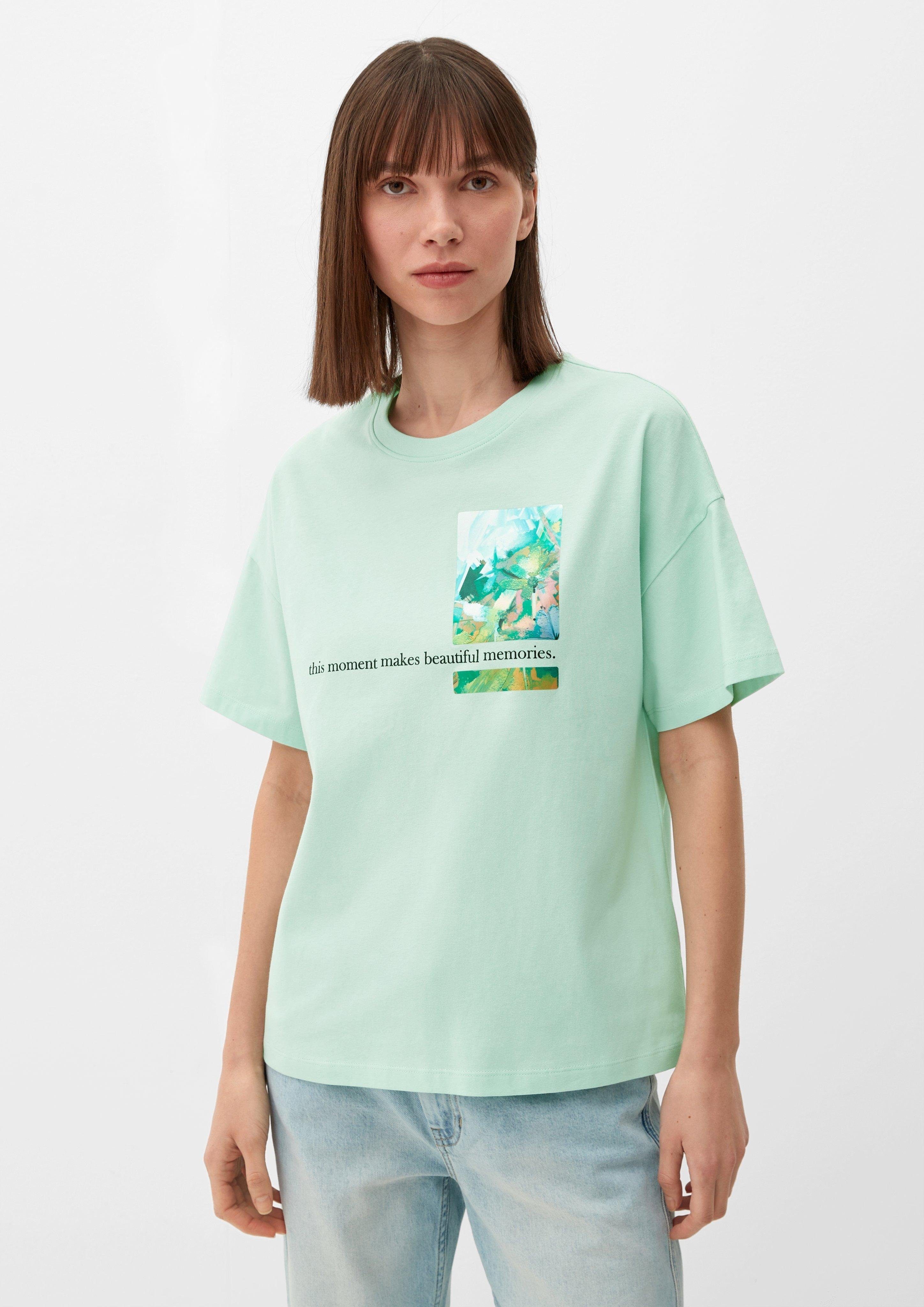 s.Oliver Kurzarmshirt T-Shirt im Loose Fit günstig online kaufen