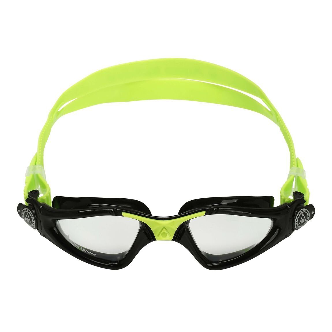 Aquasphere Schwimmbrille Aquasphere Kayenne Kinder Schwimmbrille 0131LC BLACK BRIGHT GREEN LENS | Sportbrillen