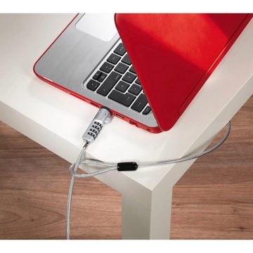 Hama Laptopschloss Notebookschloss mit USB Stecker Zahlenschloss Schloss