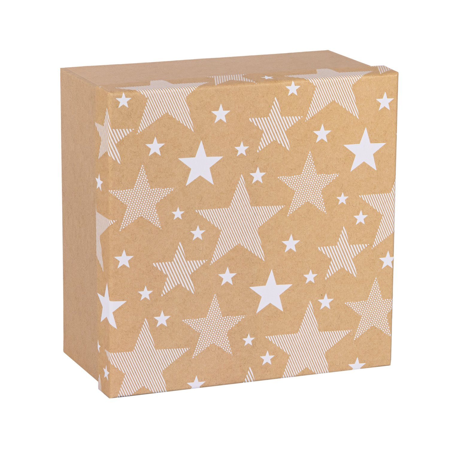 Idena Geschenkbox Idena 31236 - Geschenkbox Stern, 27 x 27 x 15,5 cm, Geschenk, Geschenk