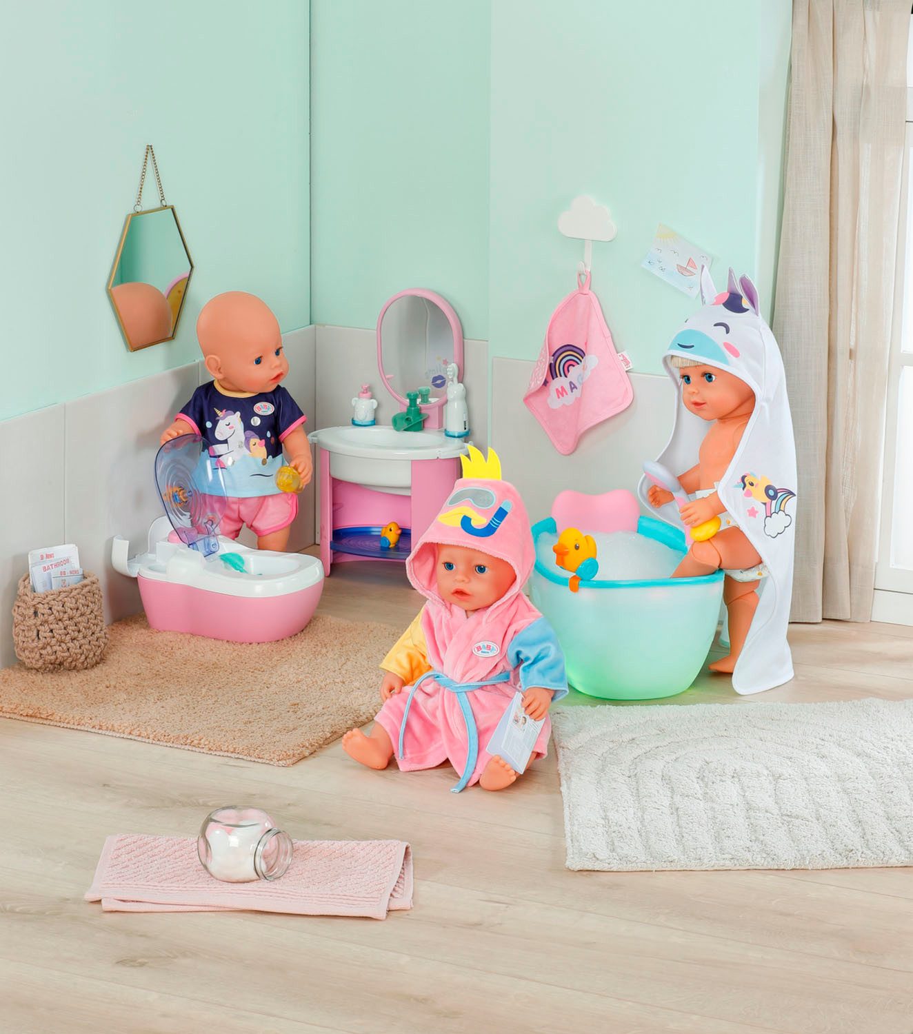 Baby Born Puppenwaschtisch Handwaschbecken