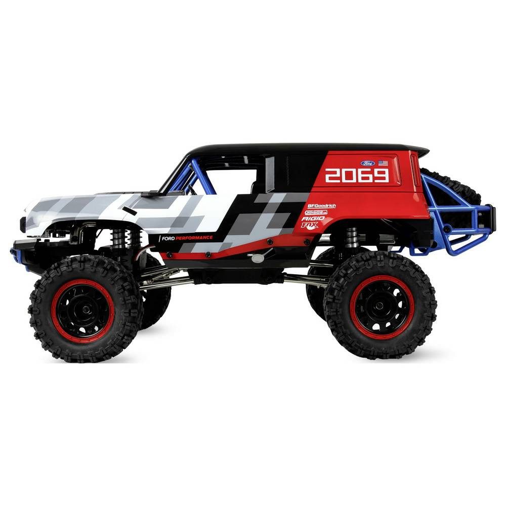 Amewi RC-Auto Hyper GO Ford Bronco Baja 1000 Brushless 1:12 RC Modellauto Elektro, inkl. Akku und Ladekabel, mit Lichteffekt