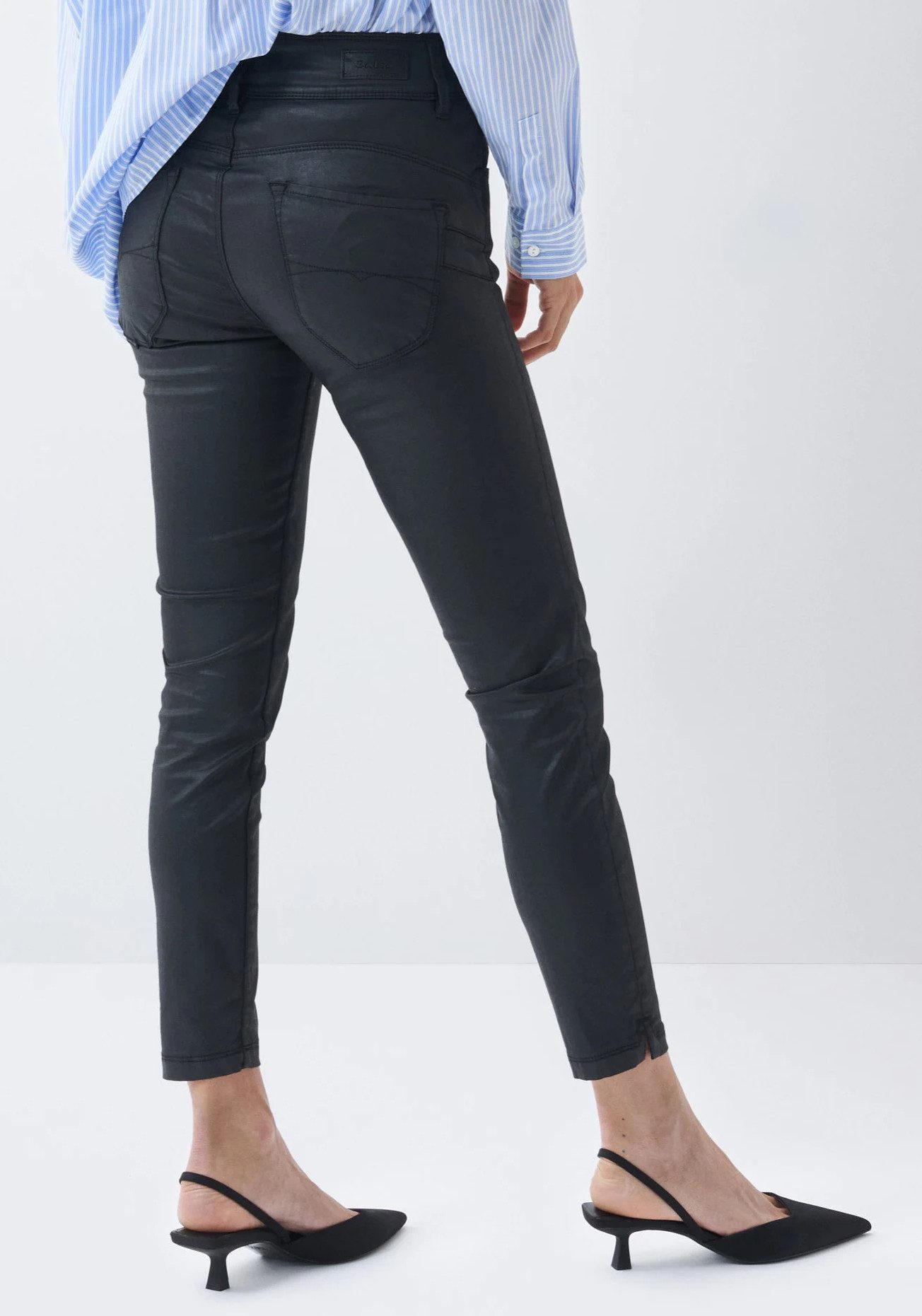Salsa Stretch-Jeans SALSA JEANS SECRET PUSH IN SKINNY coated black 121997.0000